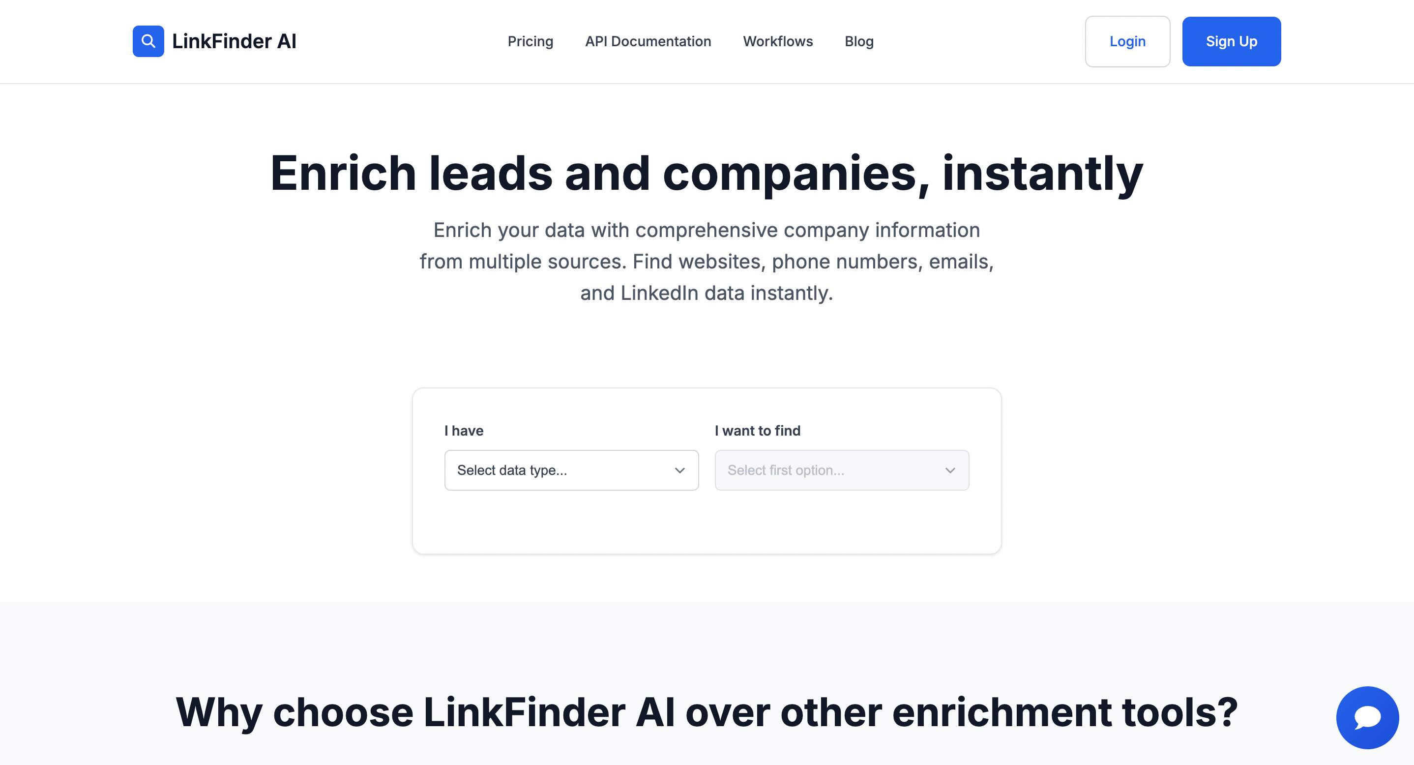 Screenshot 1 of Linkfinder AI