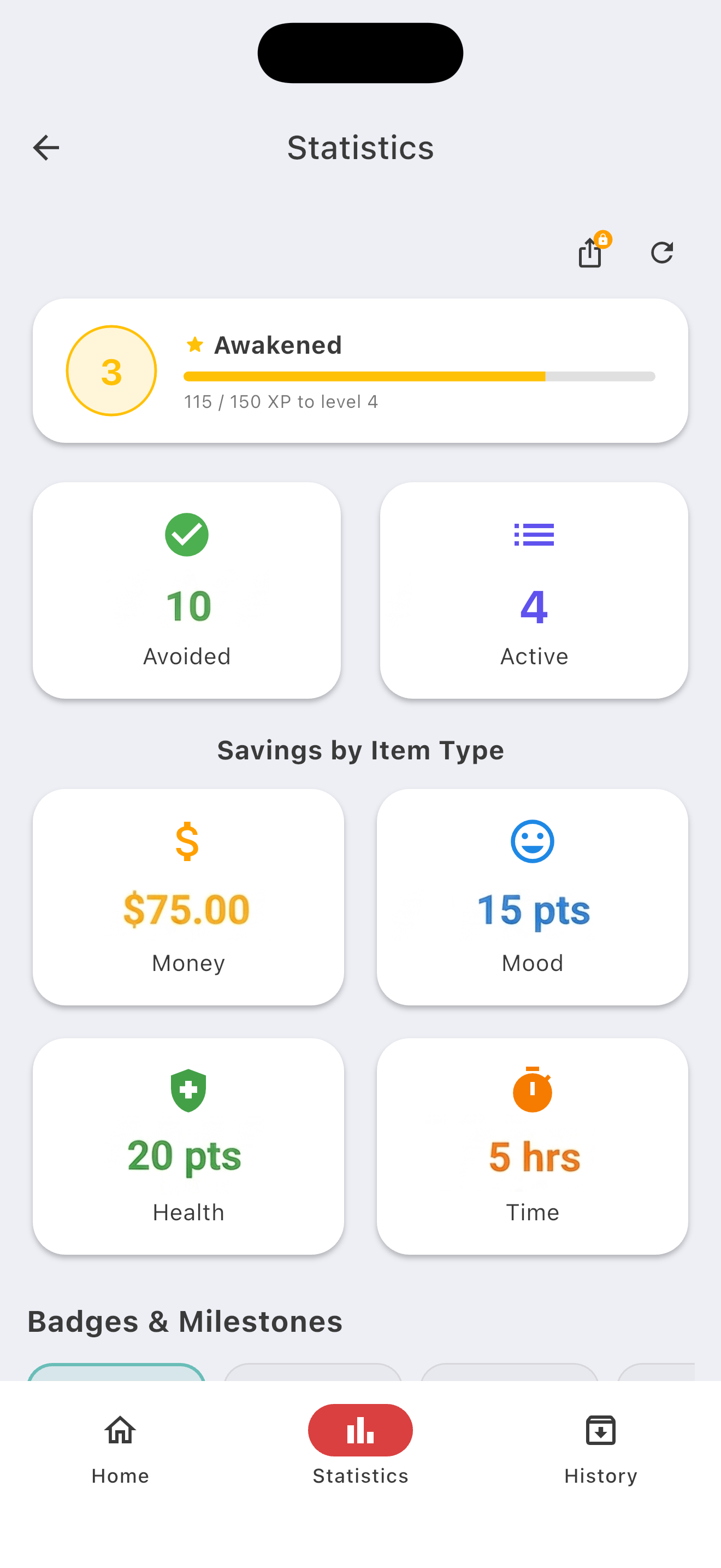 Screenshot 5 of Avoid : Break Bad Habits
