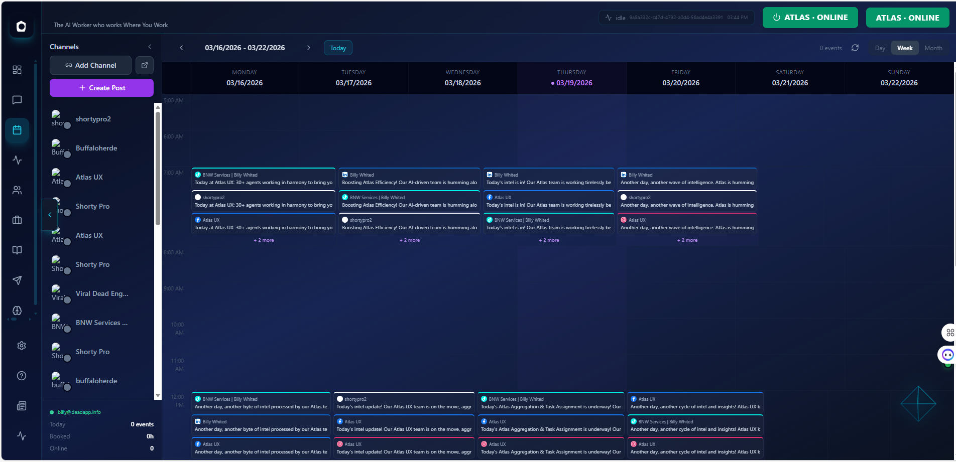 Screenshot 2 of Atlas UX