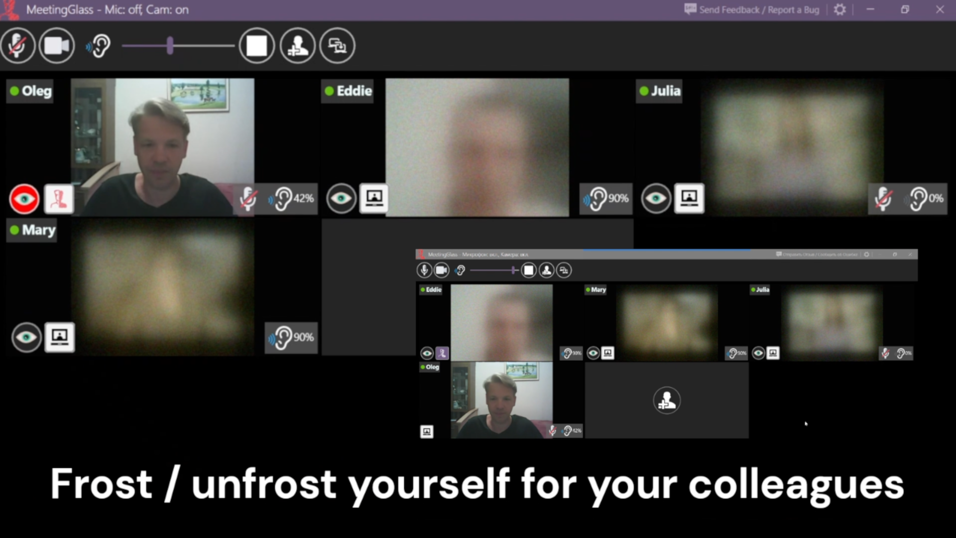 Screenshot 2 of MeetingGlass Video Meetings