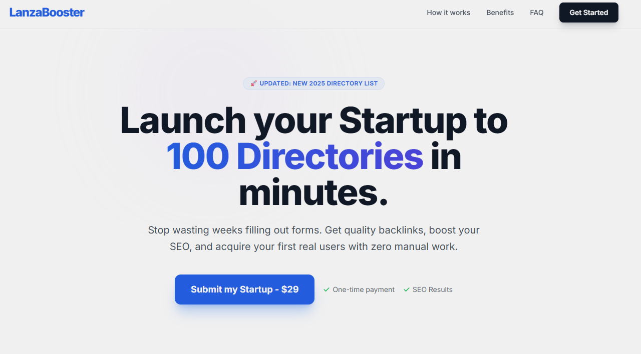 Screenshot 1 of LanzaBooster