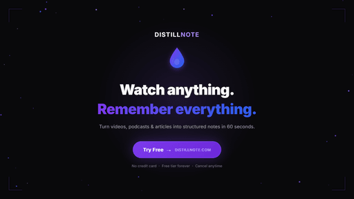 DistillNote
