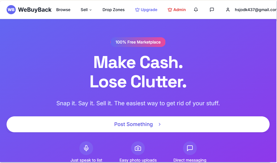 Screenshot 1 of WeBuyBack