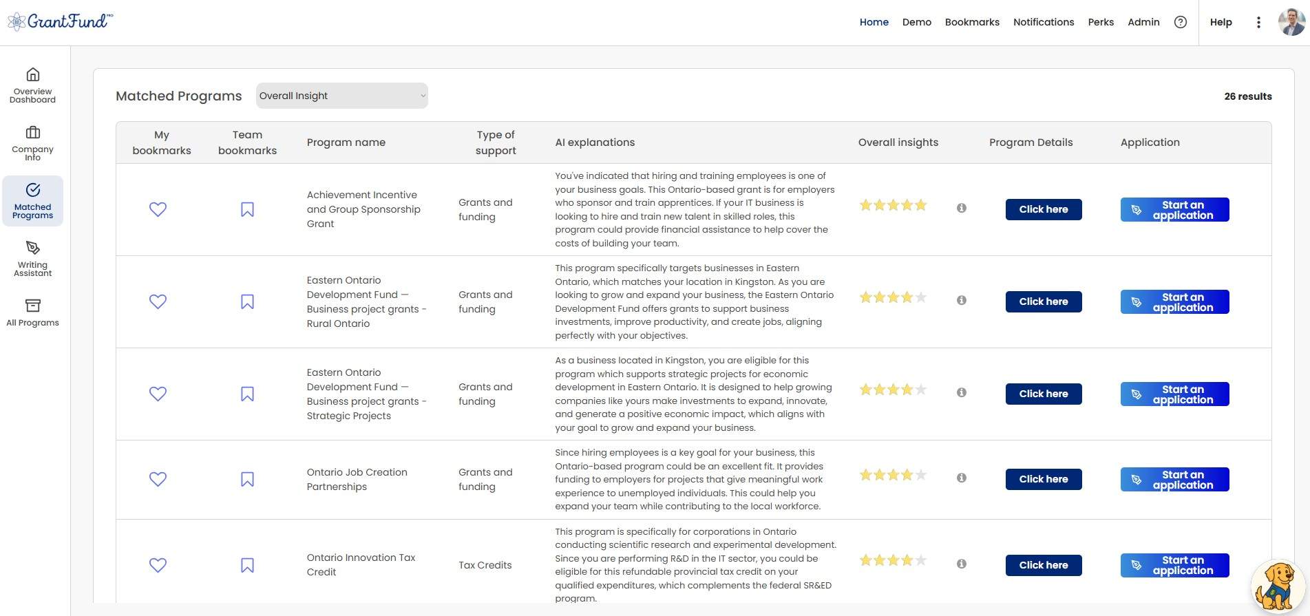 Screenshot 1 of Grant Fund Pro