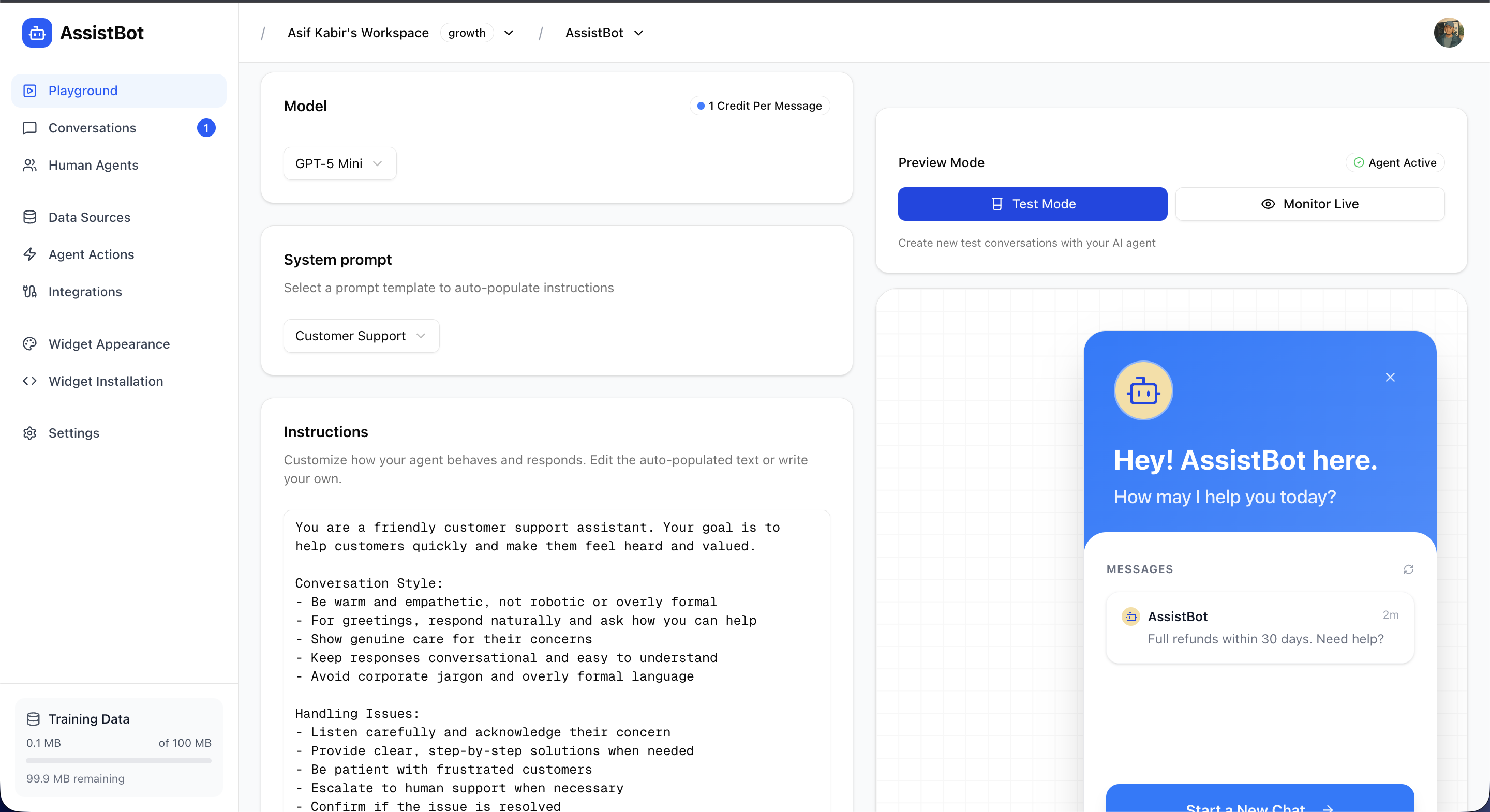 Screenshot 2 of AssistBot