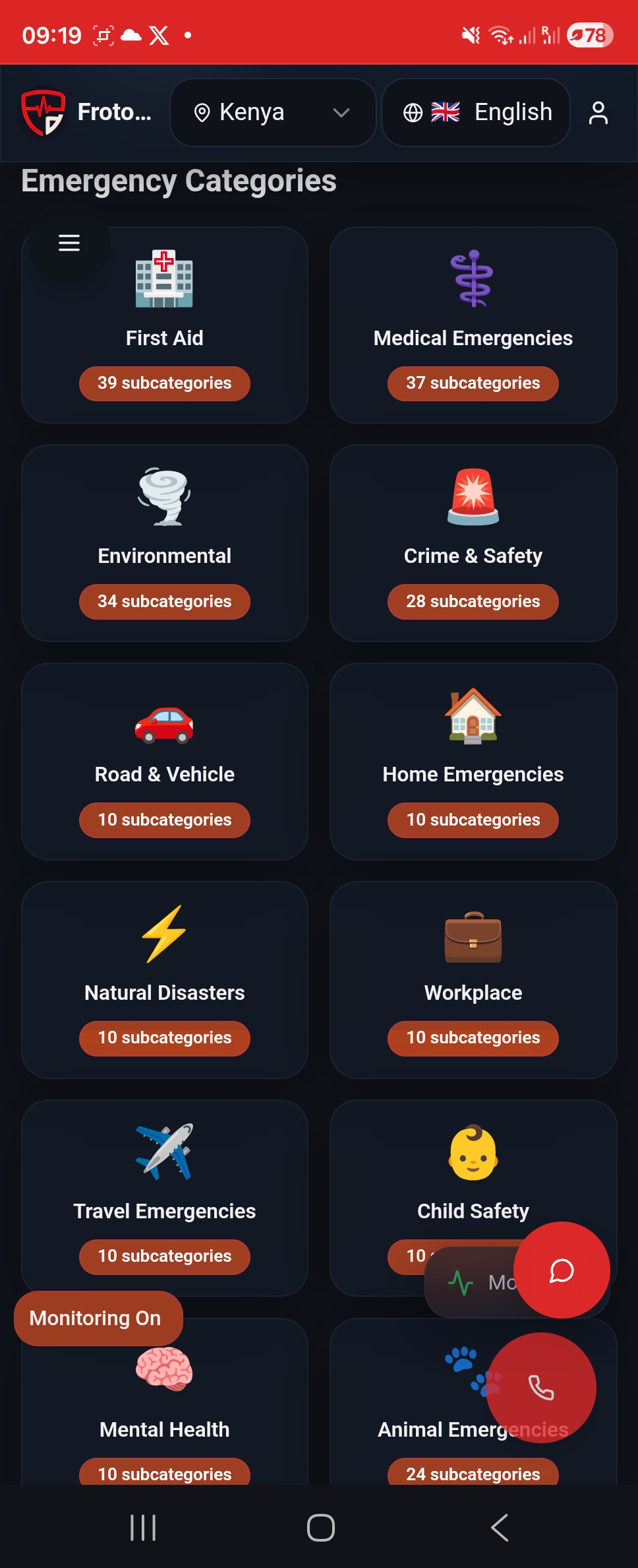 Screenshot 3 of Frotomica - Emergency Response & Safety