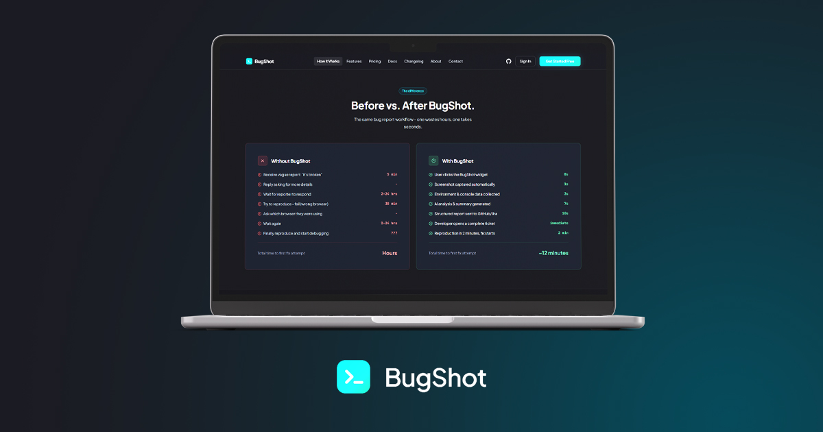 Screenshot 2 of BugShot - Capture. Report. Done