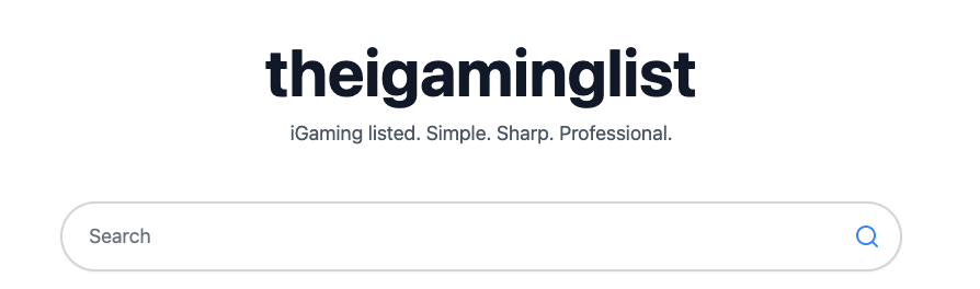 Screenshot 1 of Global iGaming Discovery Engine