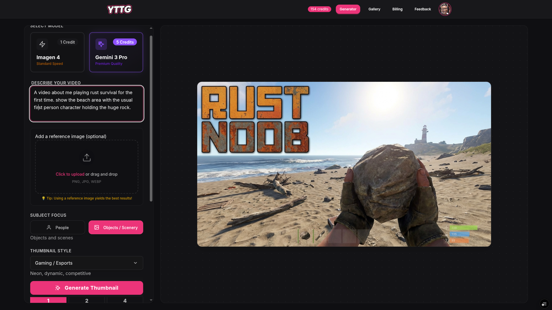 Screenshot 3 of YTTG - YouTube Thumbnail Generator