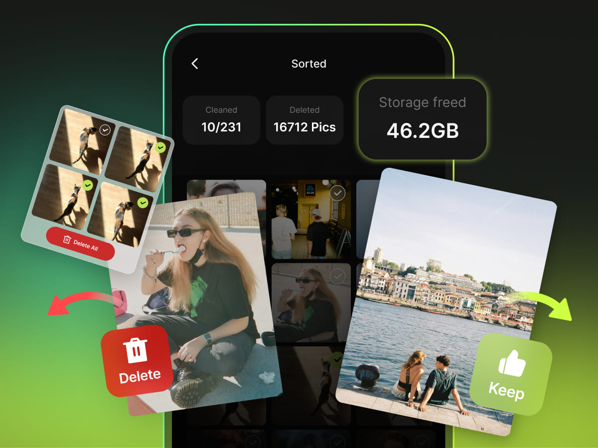 Screenshot 5 of PhotoCat: AI Photo Editor & AlbumCleaner