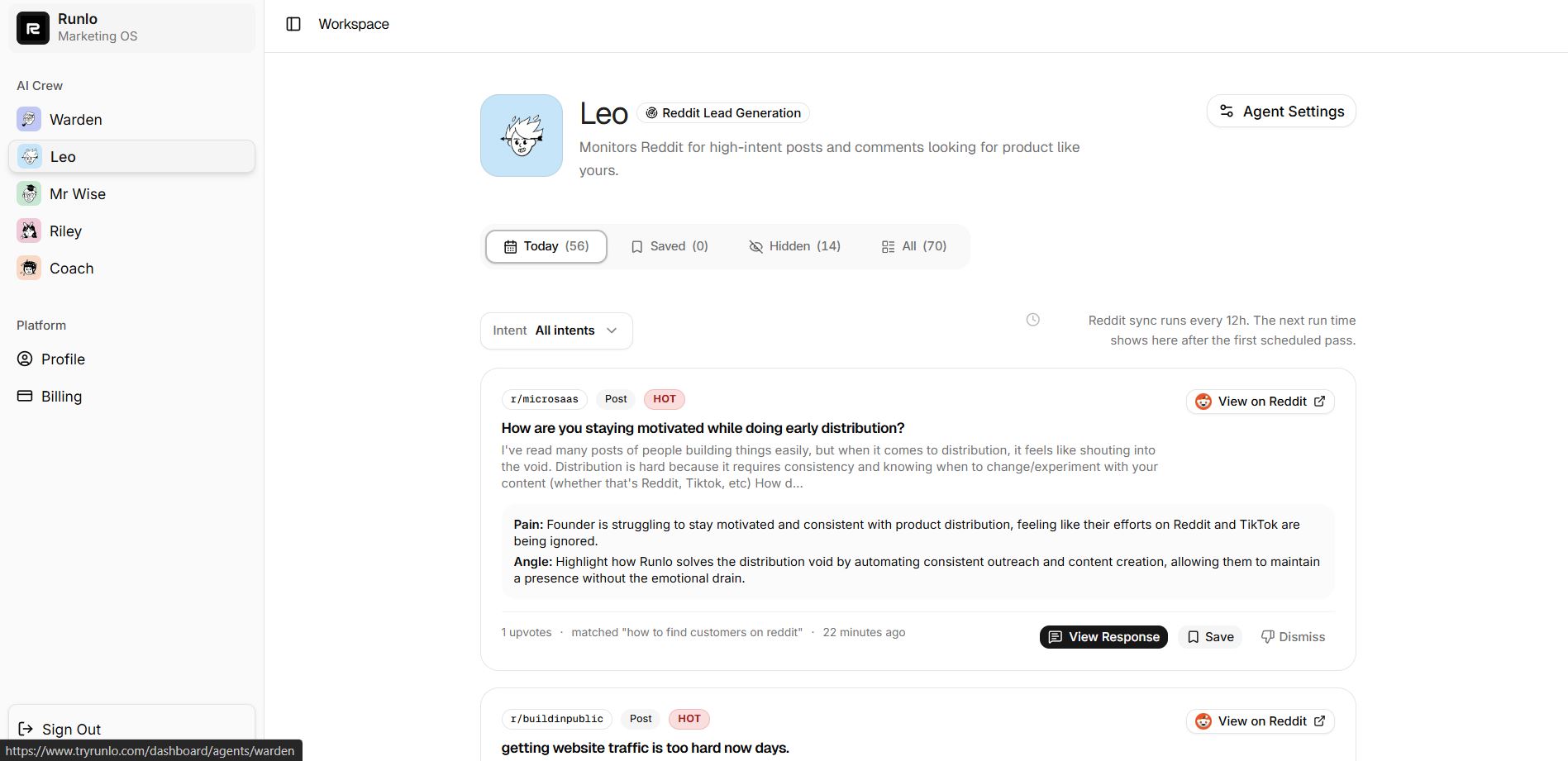 Screenshot 2 of Runlo