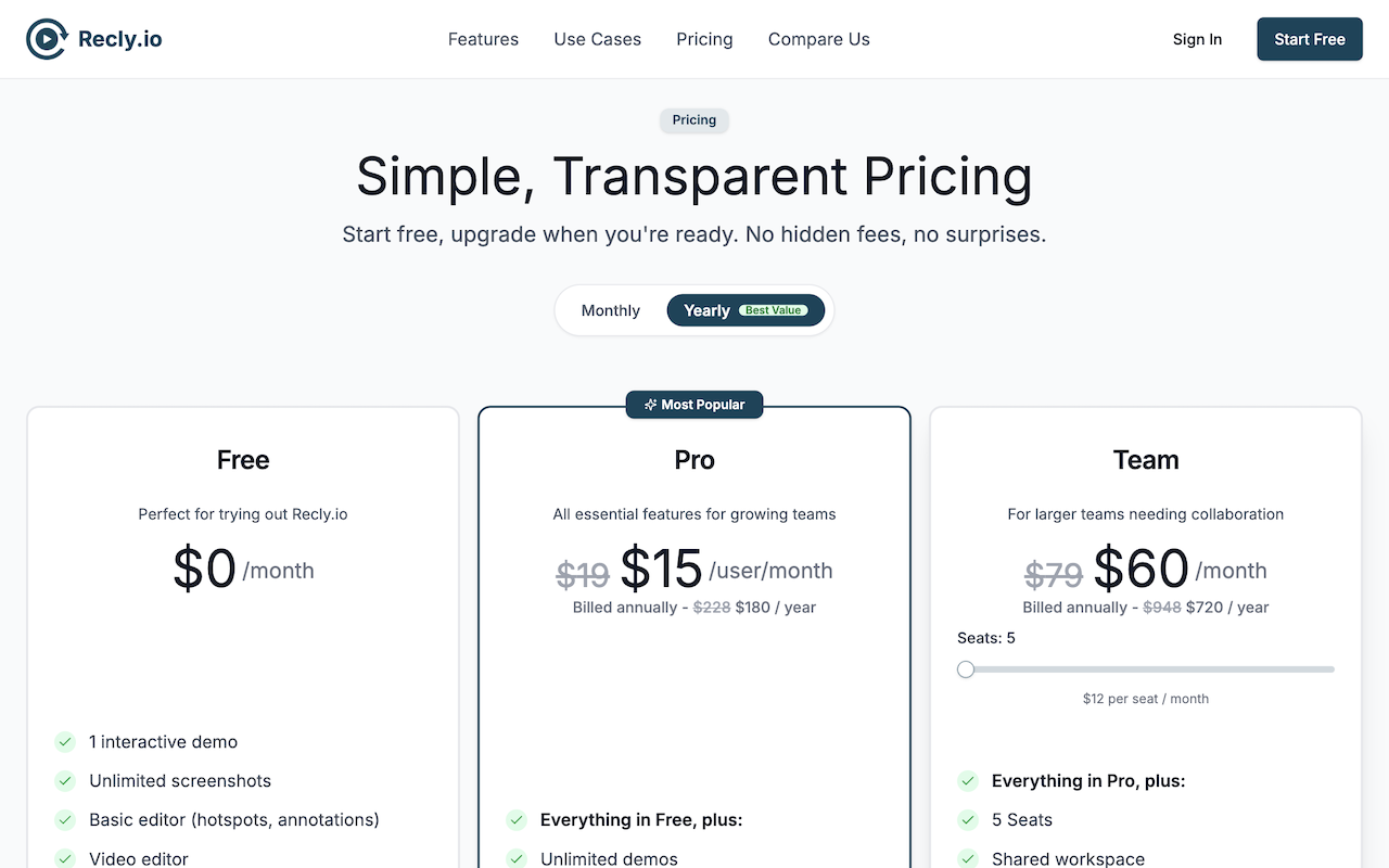 Screenshot 5 of Recly.io