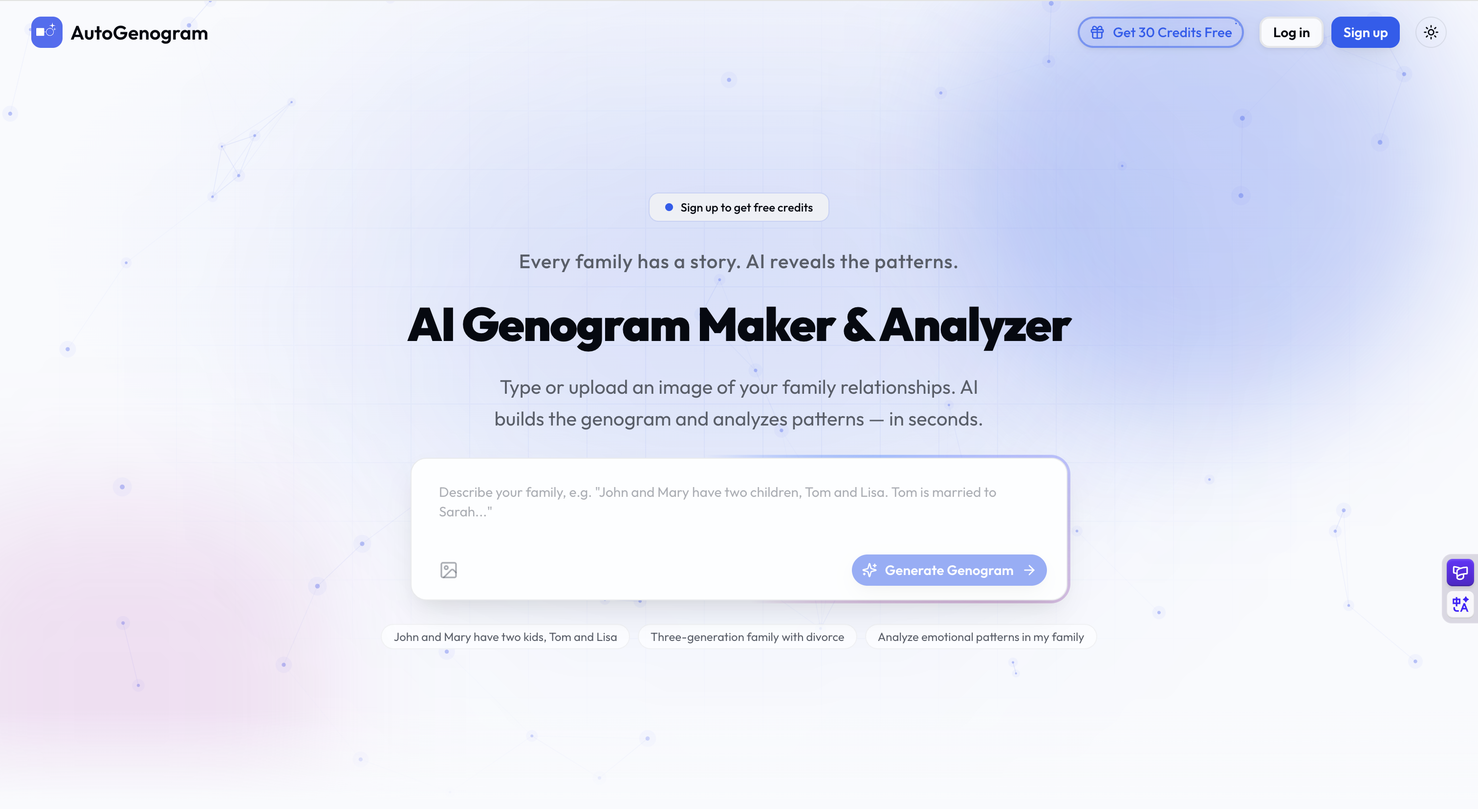Screenshot 1 of AutoGenogram