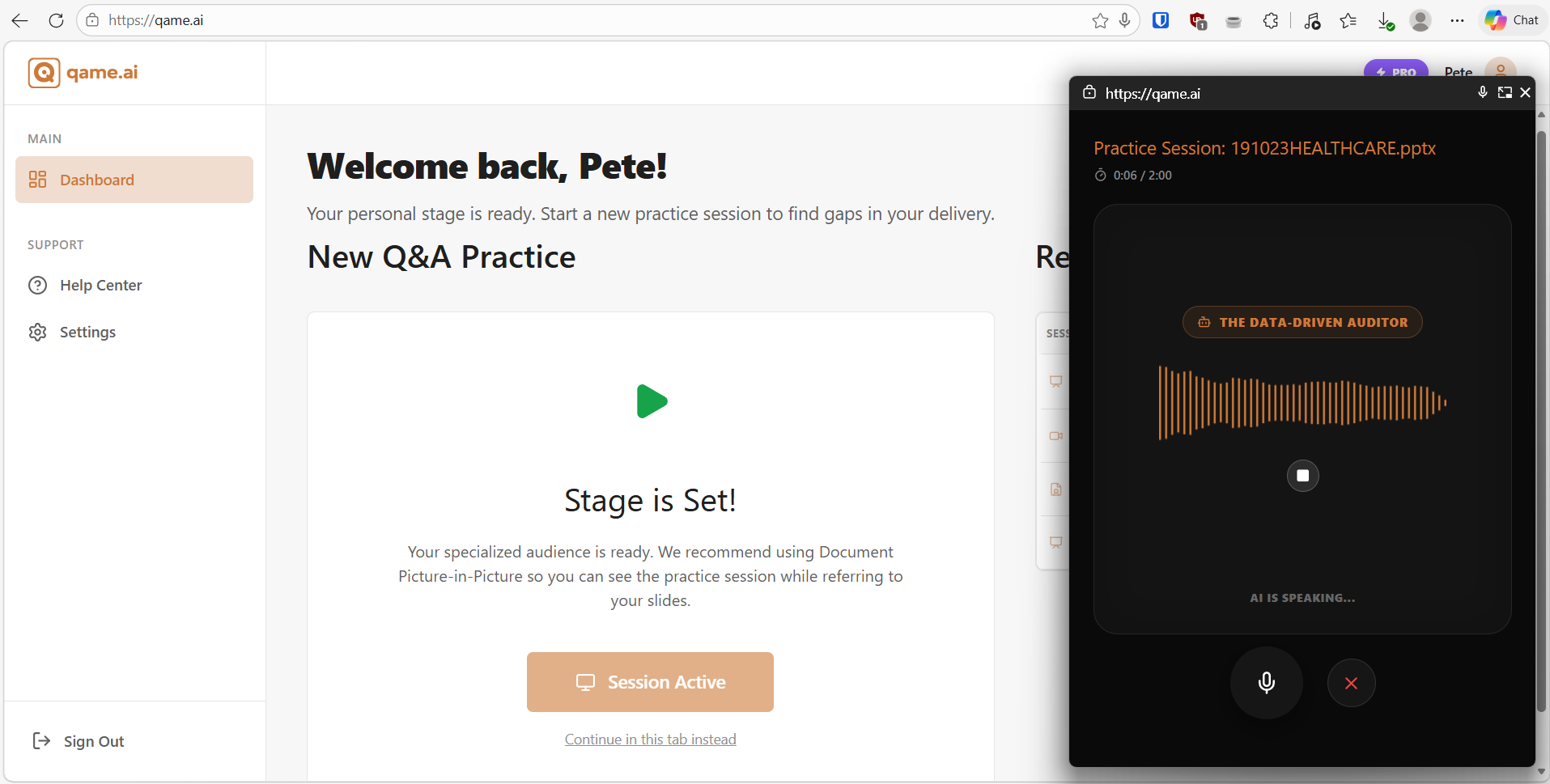 Screenshot 4 of qame.ai