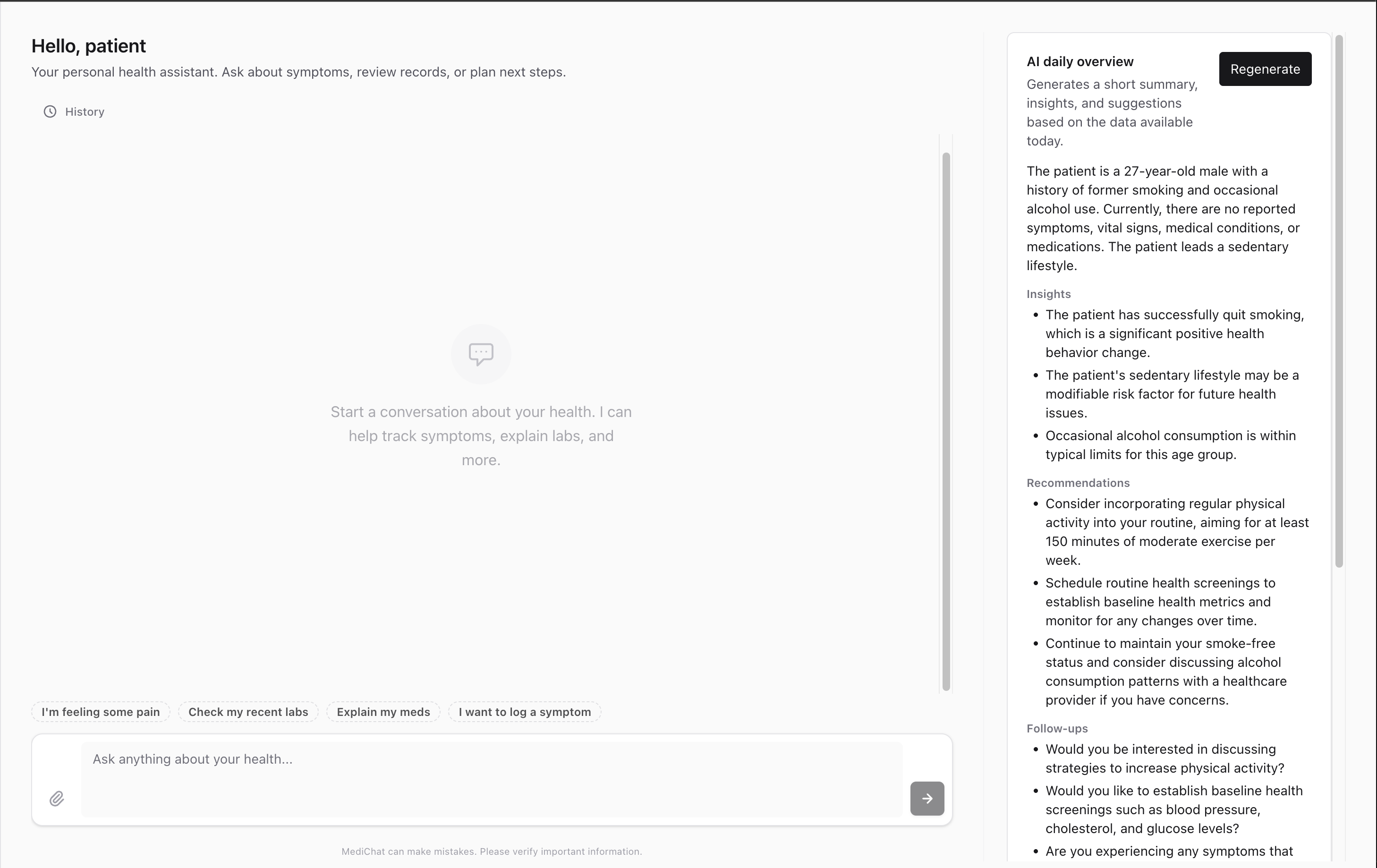 Screenshot 1 of MediChat