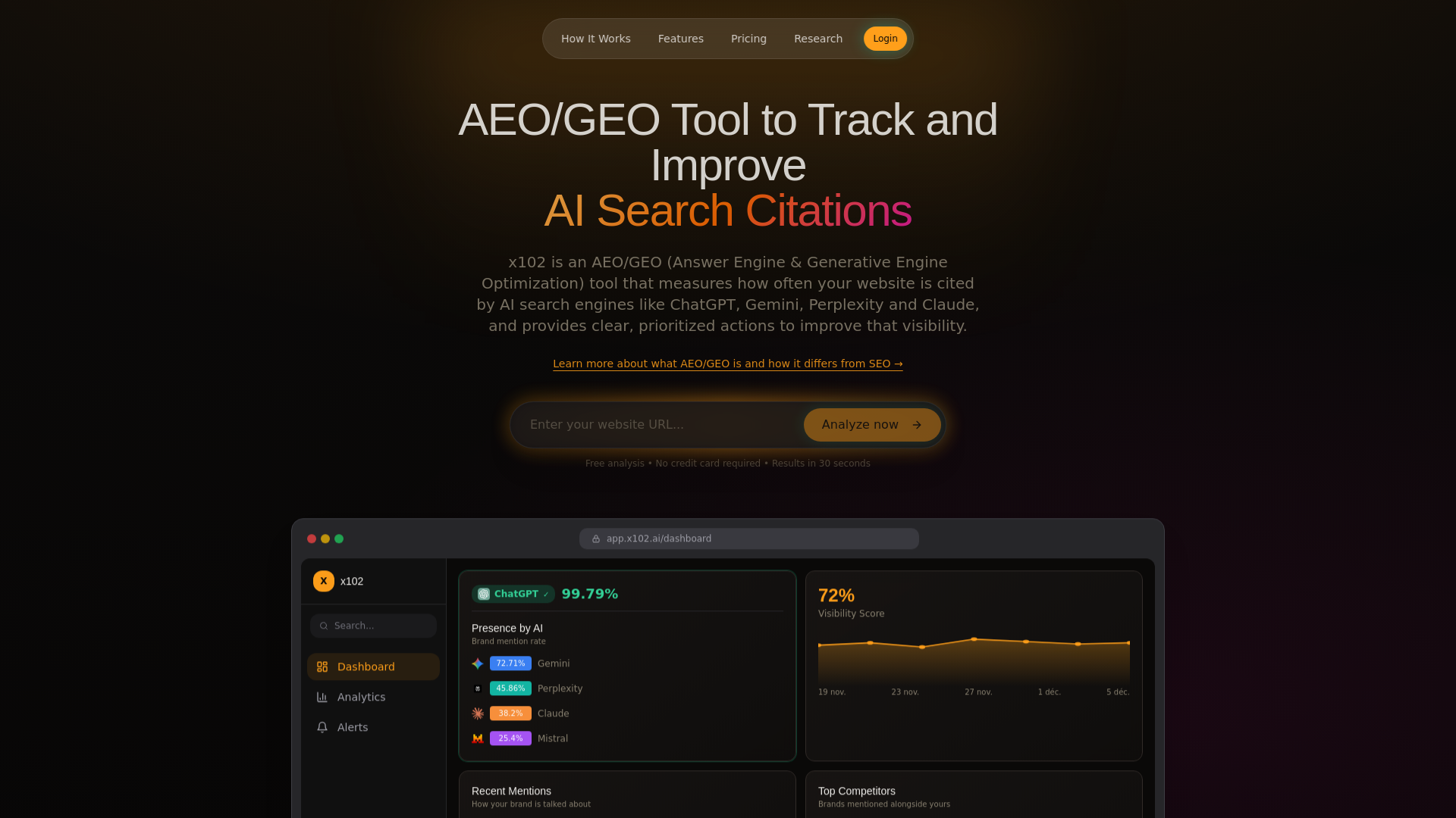 Screenshot 1 of x102 AEO Tool