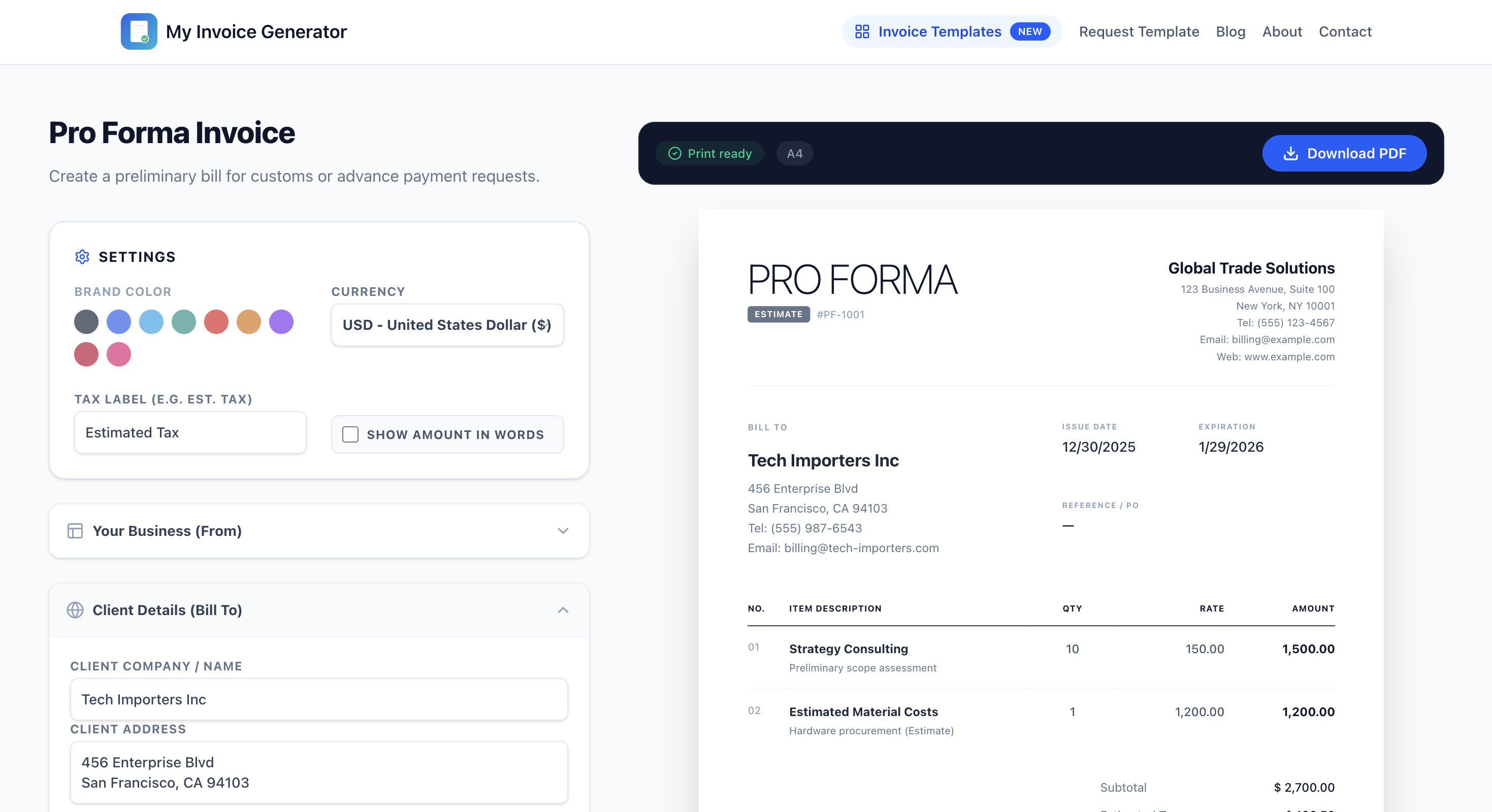 Screenshot 5 of My Invoice Generator