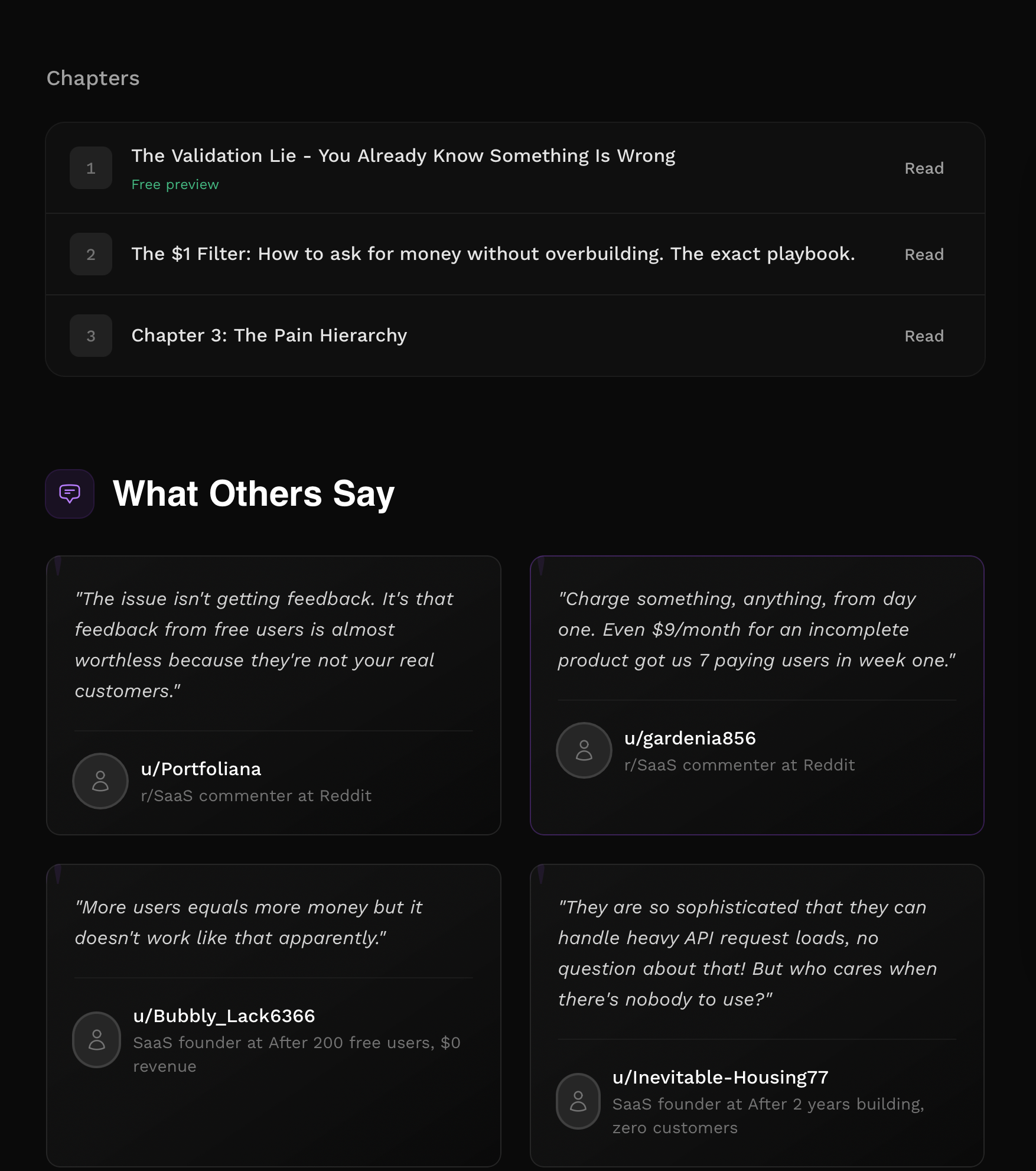 Screenshot 5 of The SaaS Validation Playbook
