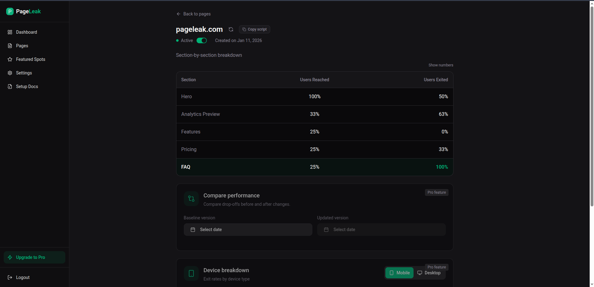 Screenshot 3 of PageLeak