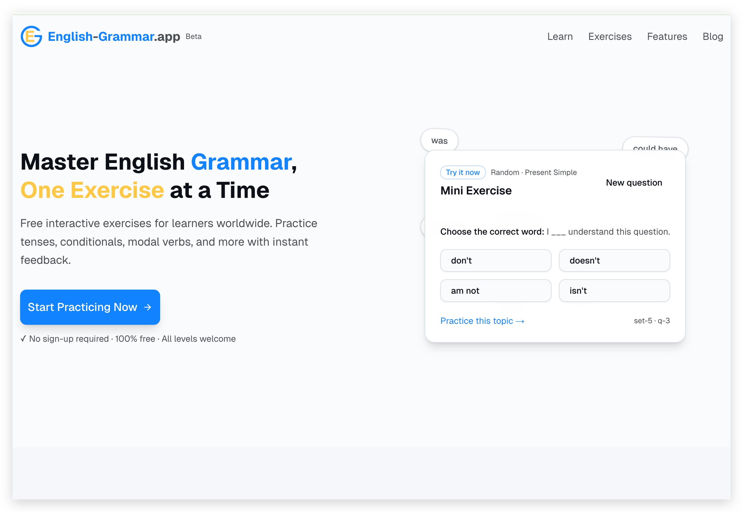 Screenshot 5 of English Grammar App