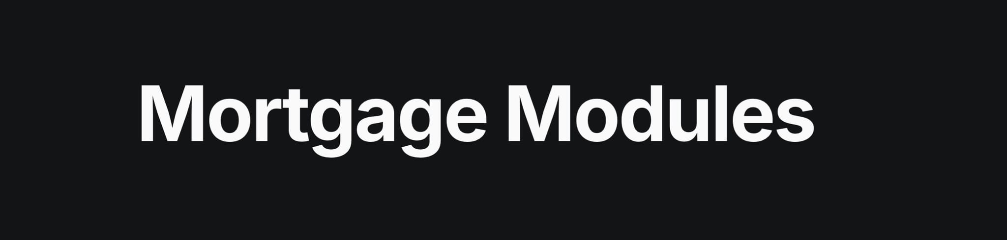 Screenshot 4 of Mortgage Modules