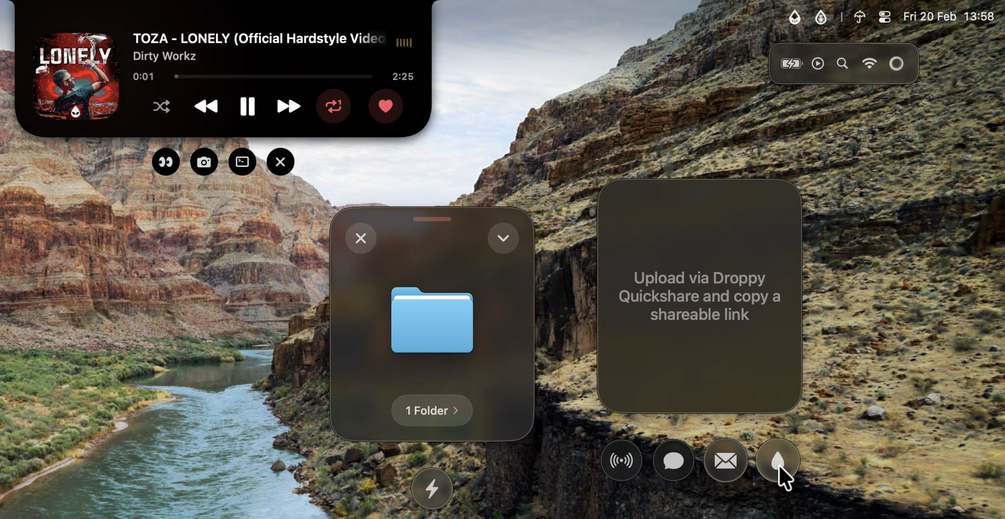 Screenshot 1 of Droppy