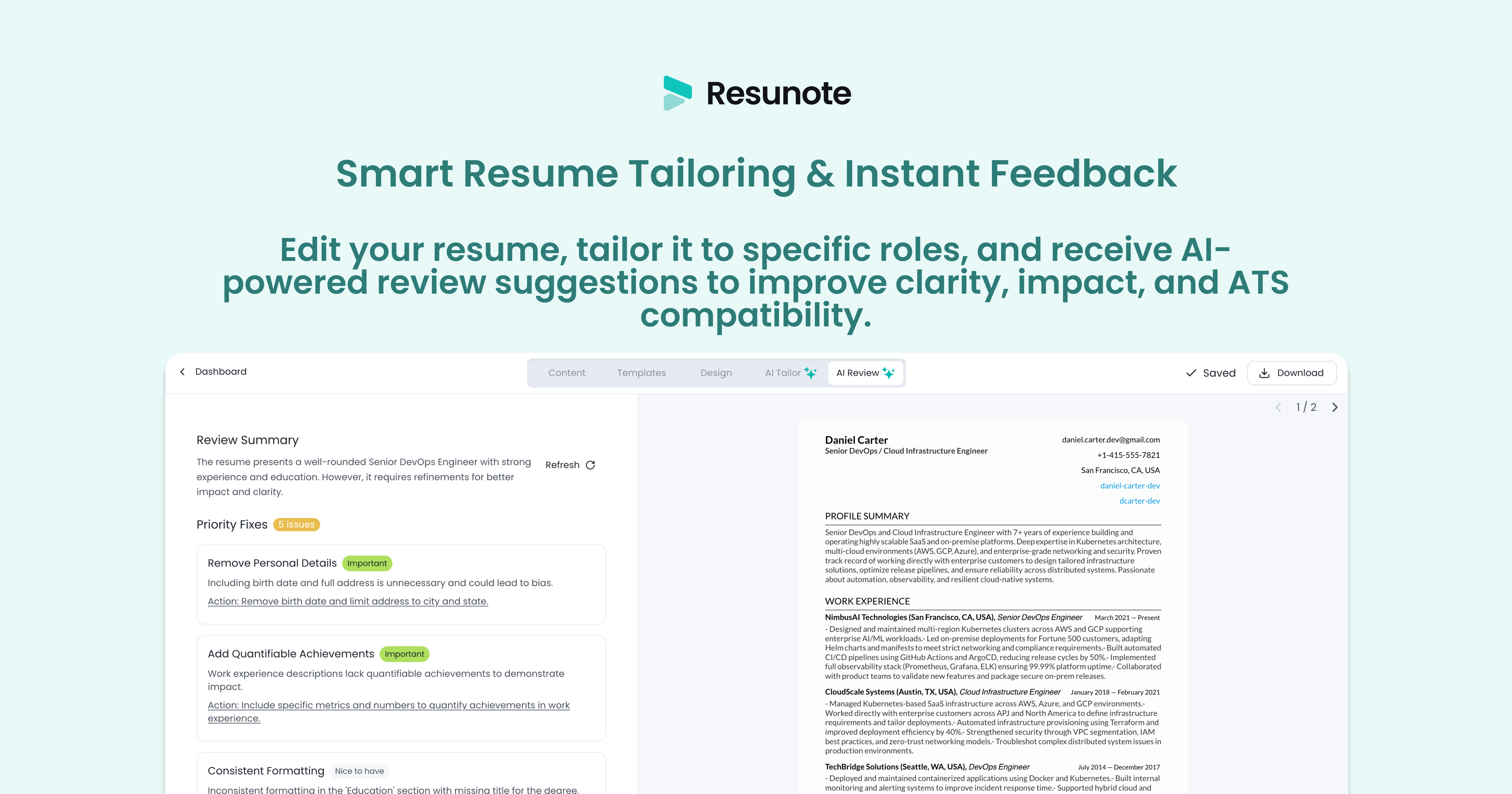 Screenshot 4 of Resunote
