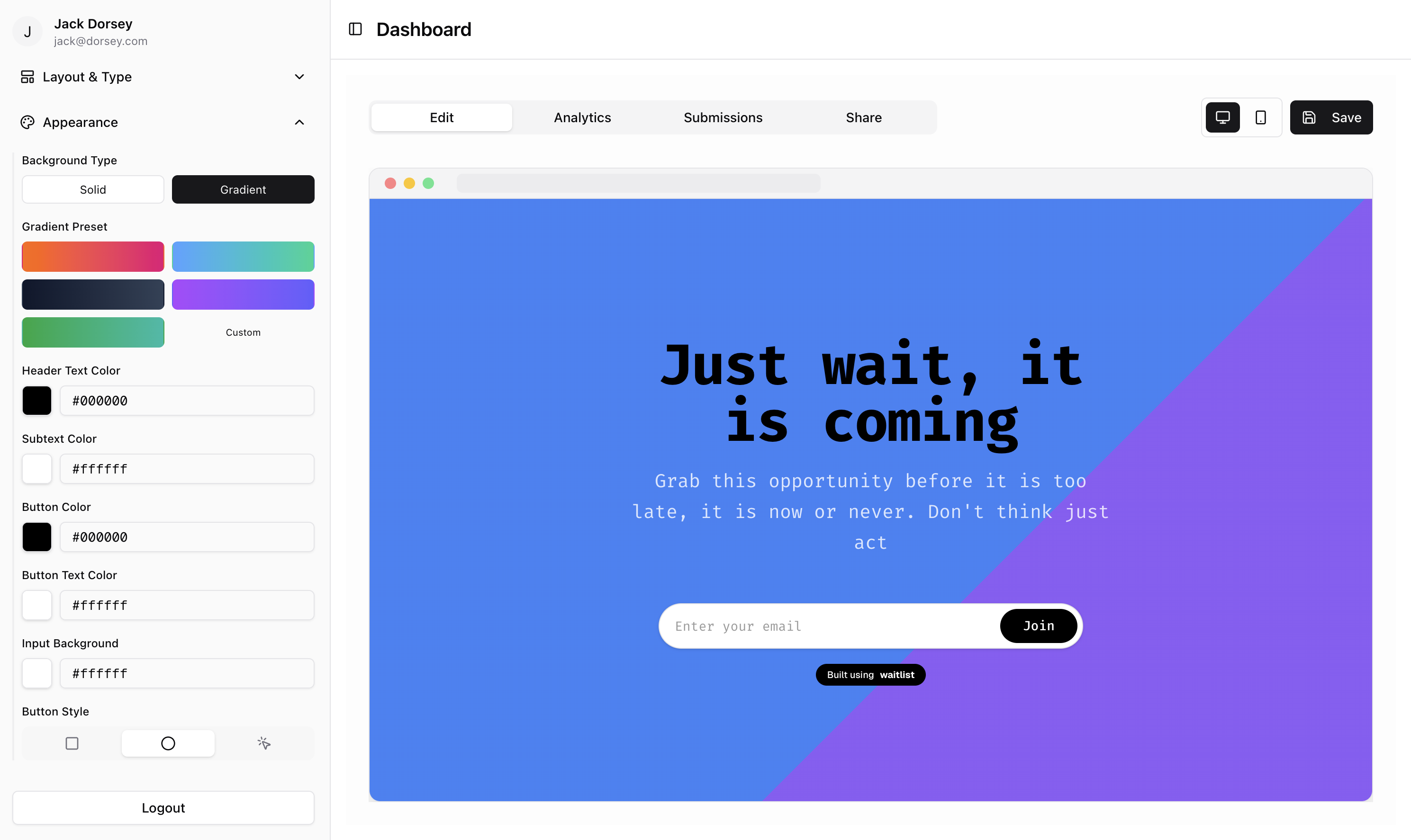Screenshot 1 of Waitbridge
