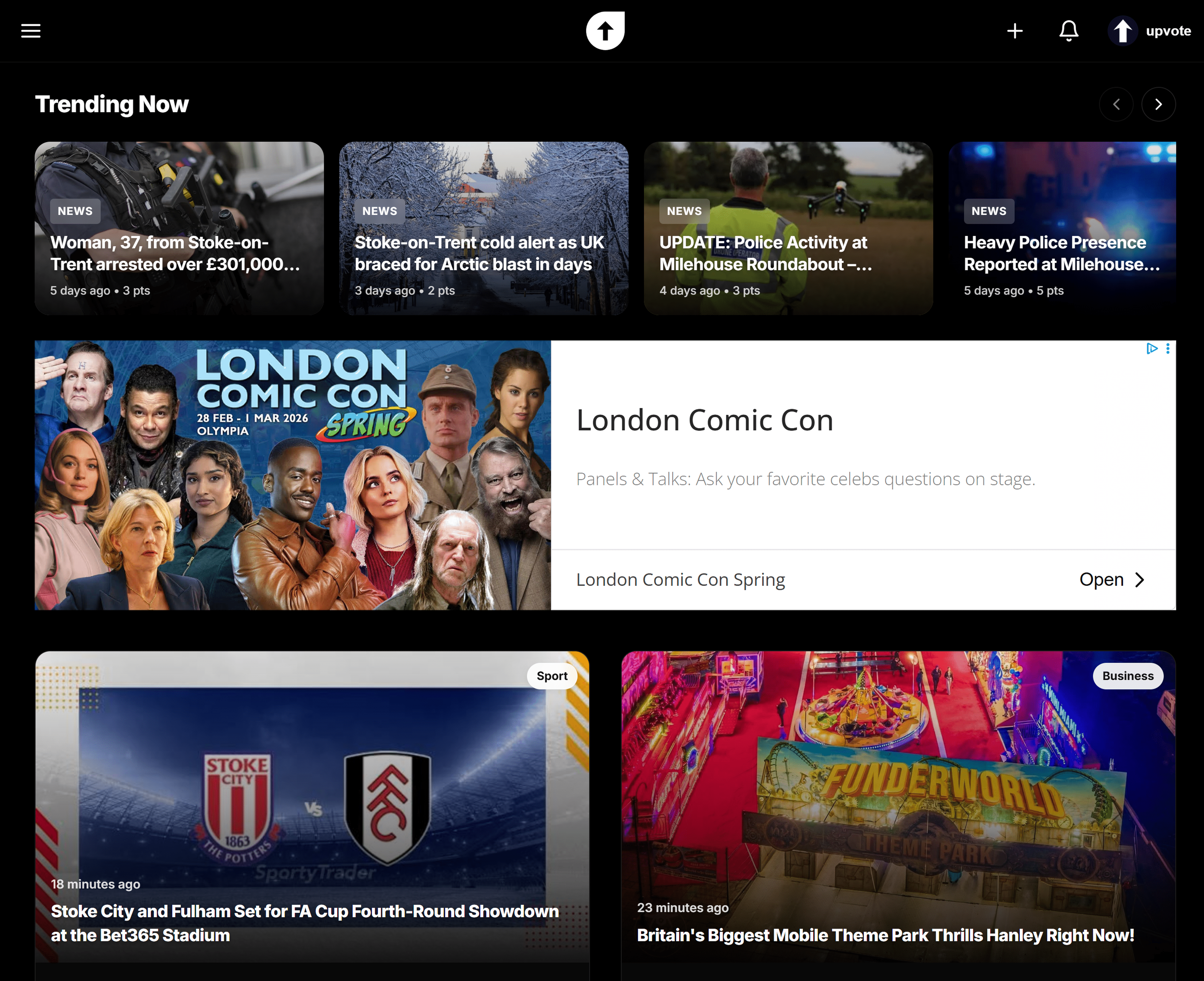 Screenshot 1 of UpVote