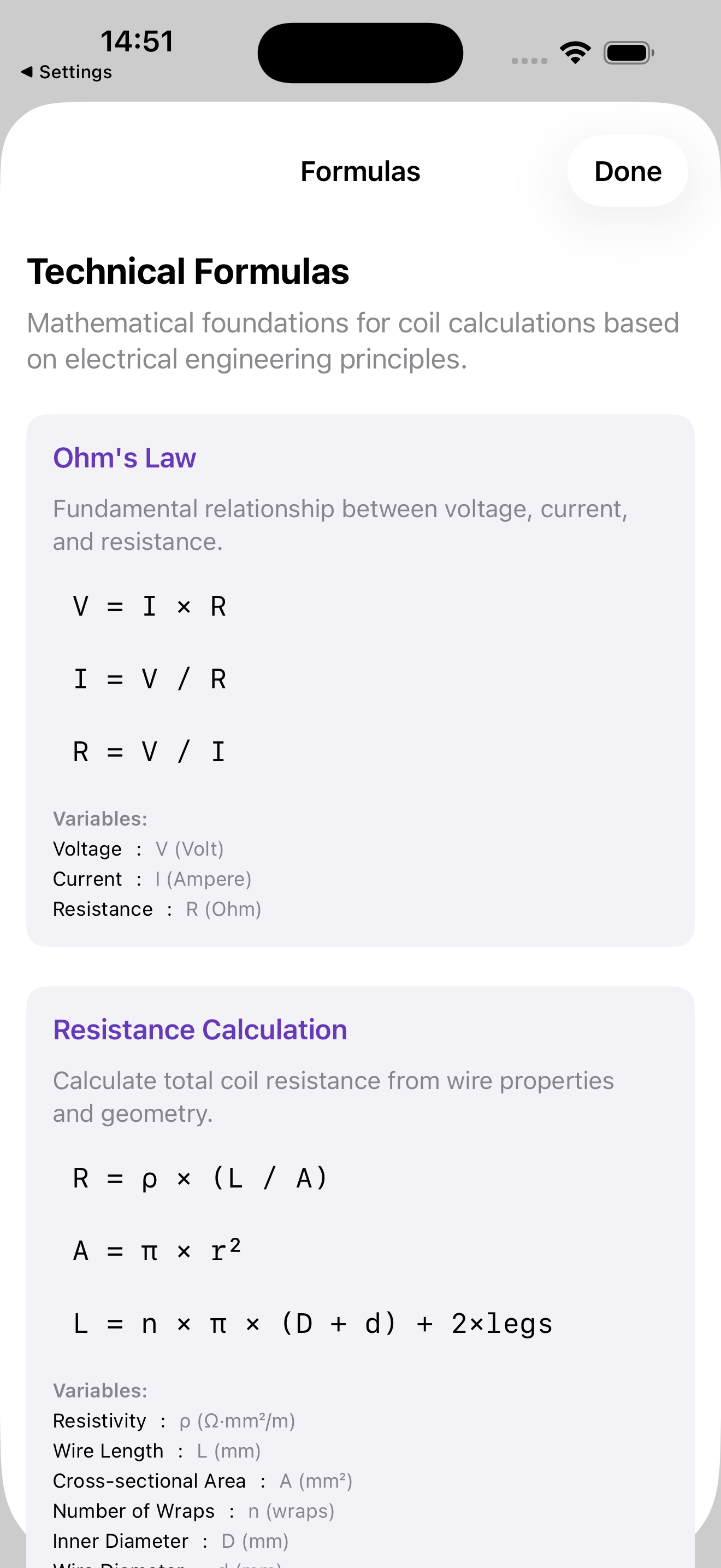 Screenshot 5 of CoilCalc App - App Store