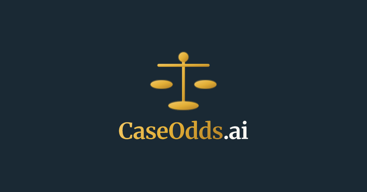 Screenshot 1 of CaseOdds.ai - AI Legal Case Analysis
