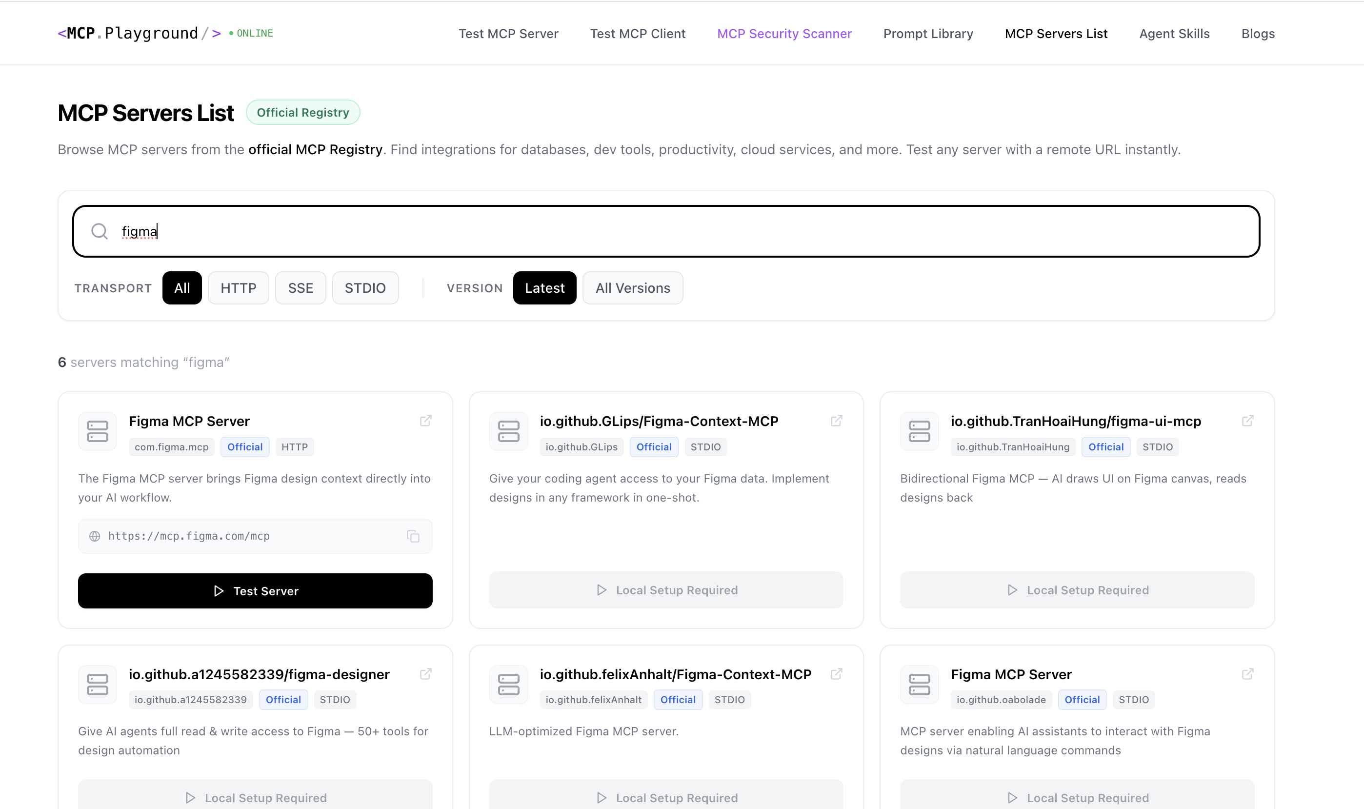 Screenshot 4 of MCP Playground Online