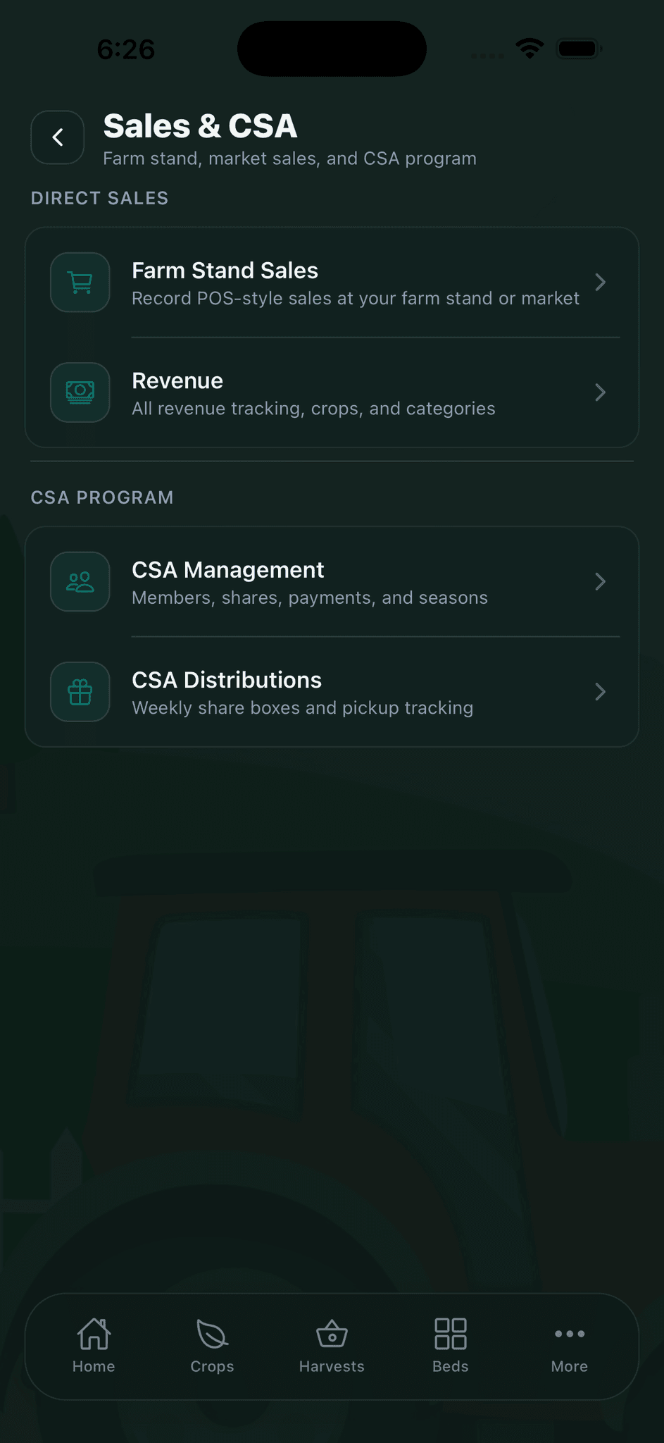 Screenshot 1 of CropsBook
