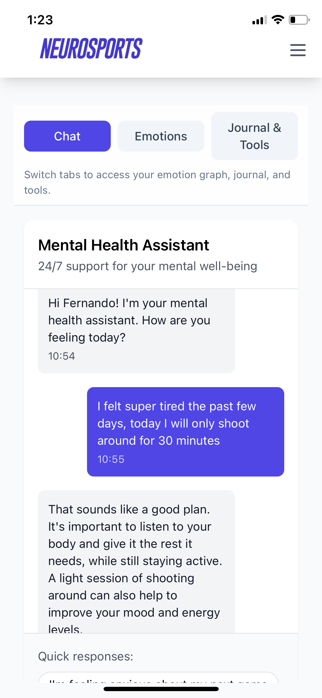 Screenshot 8 of NEUROSPORTS