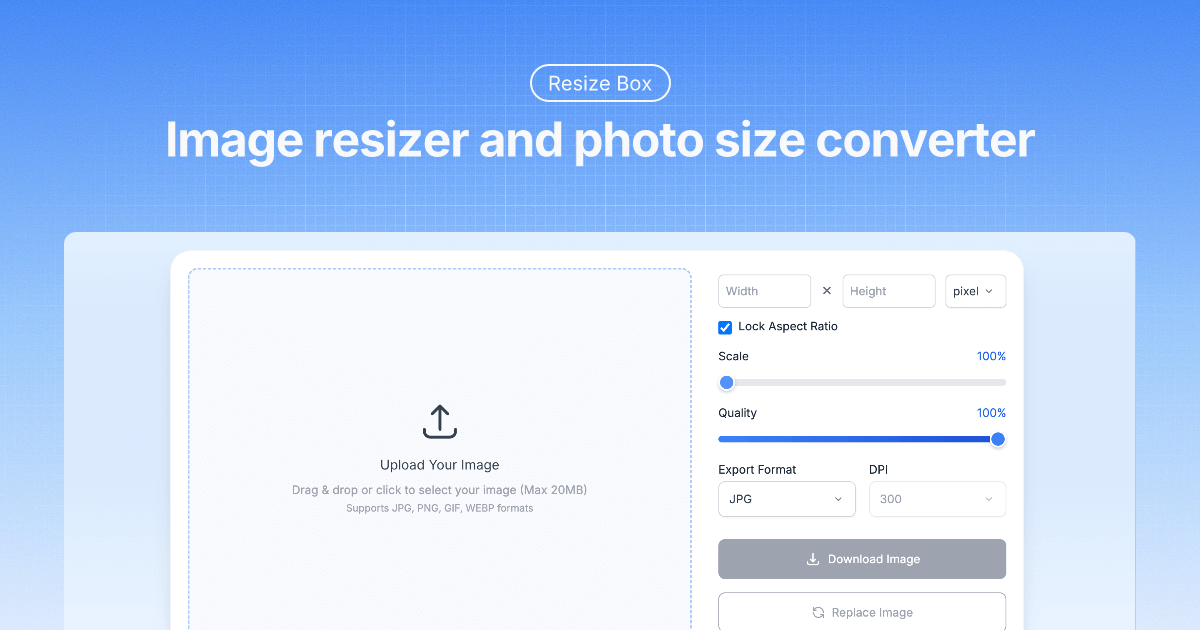 Screenshot 1 of Resize Box