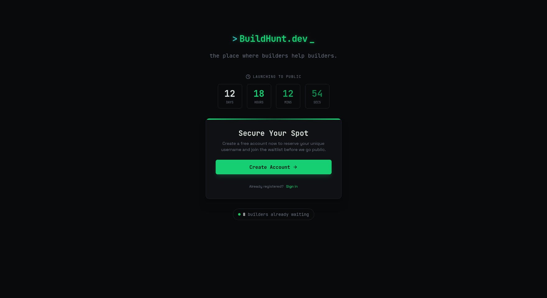 Screenshot 3 of BuildHunt.dev