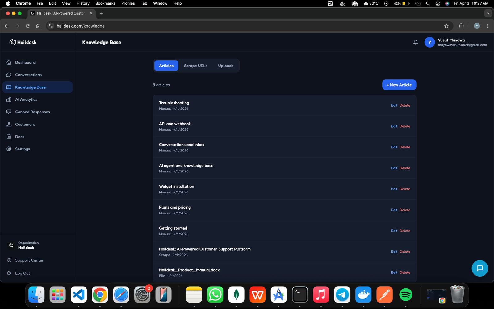 Screenshot 3 of Haildesk