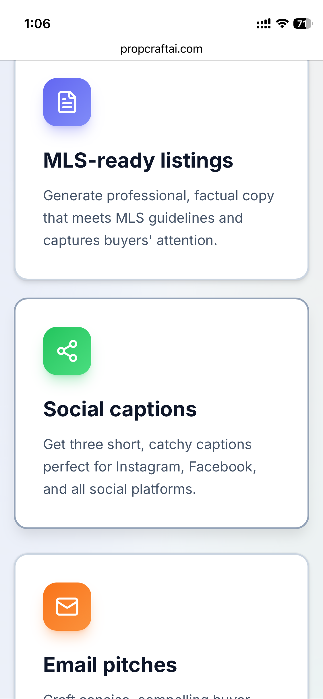 Screenshot 2 of PropCraft AI