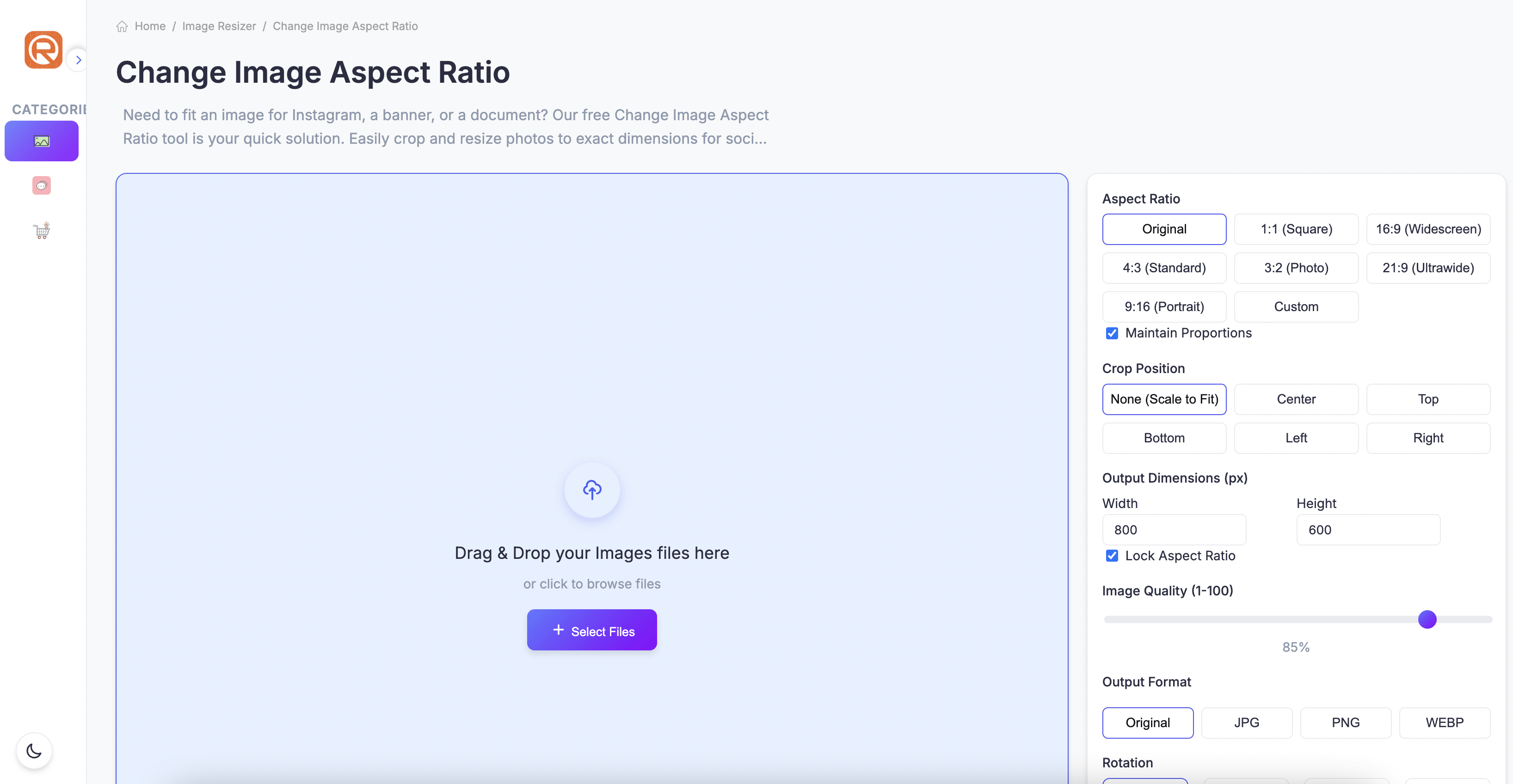Screenshot 2 of ResizeOn