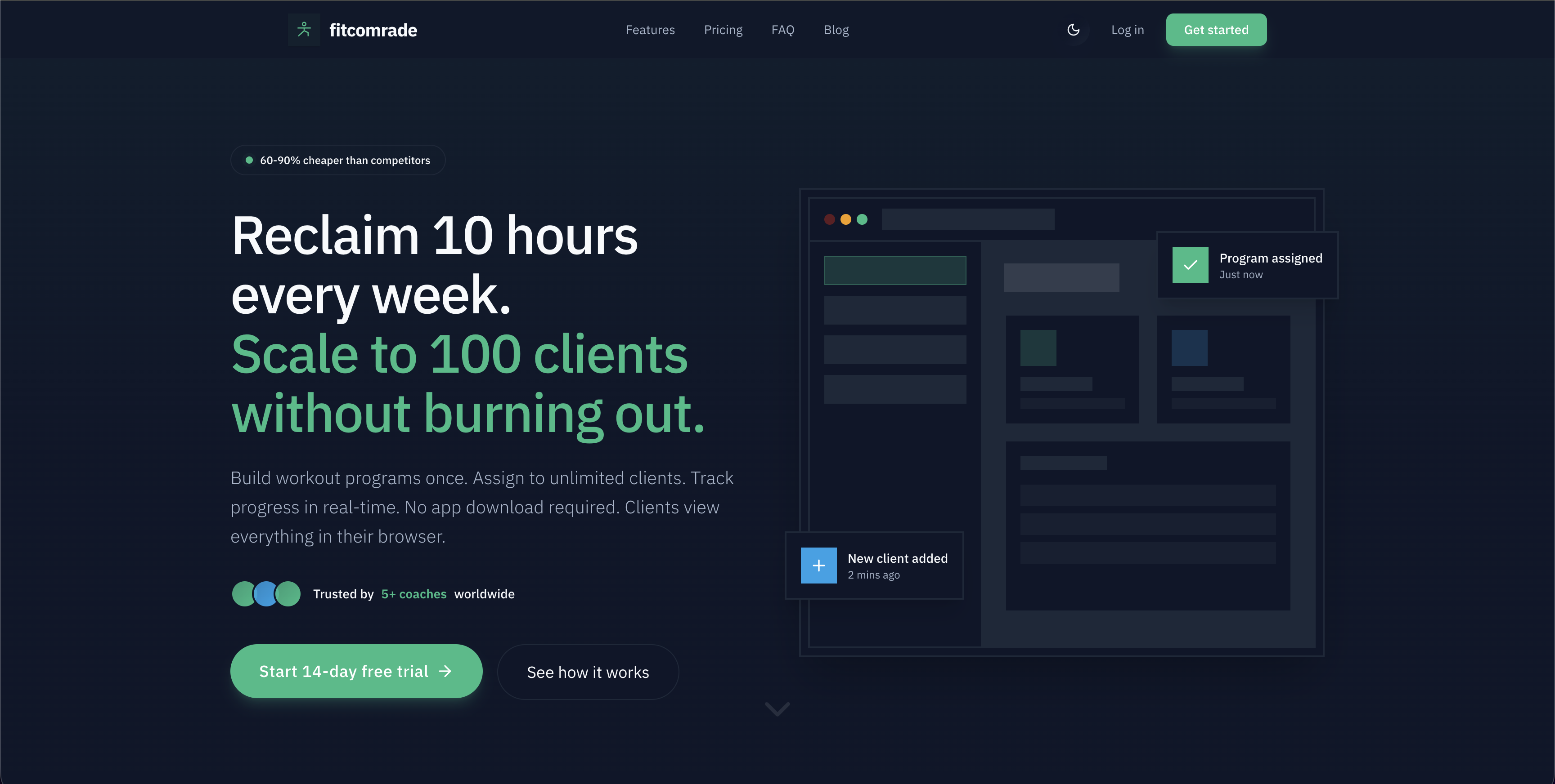 Screenshot 1 of fitcomrade