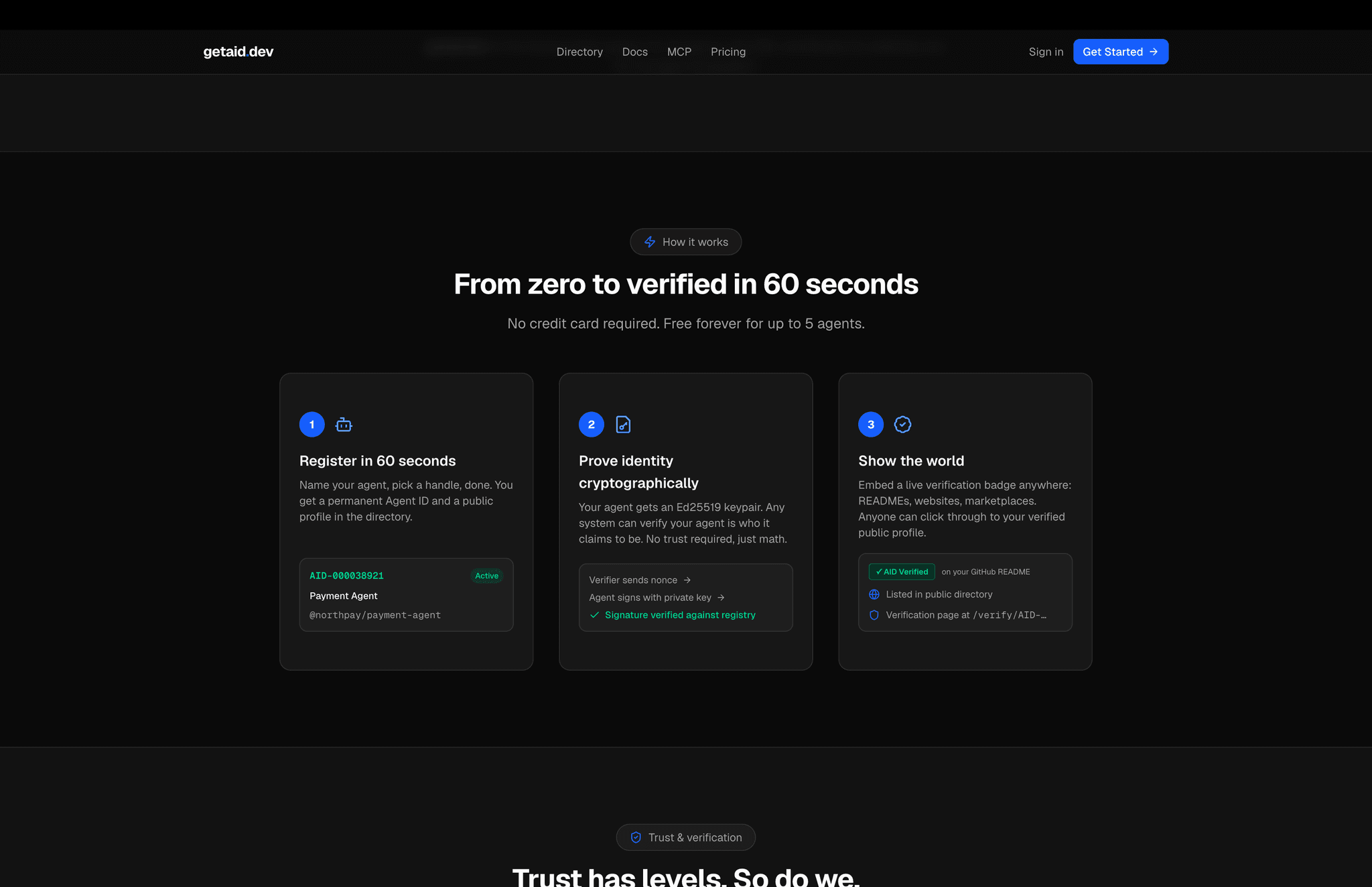 Screenshot 8 of getaid.dev