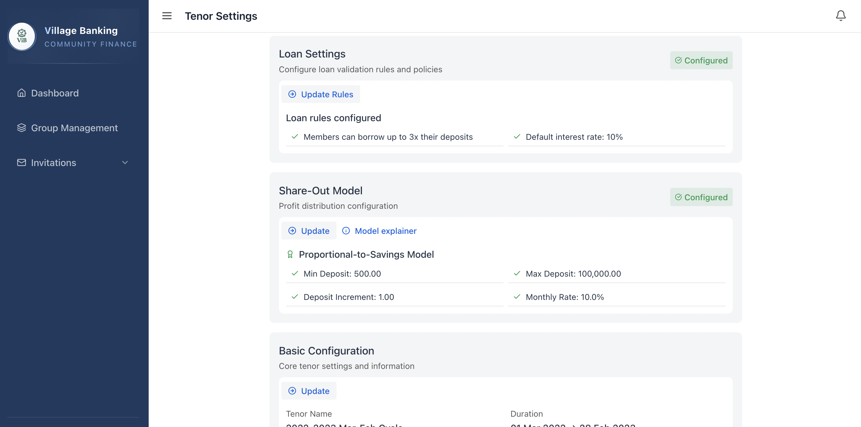 Screenshot 4 of ViB | Village Banking System