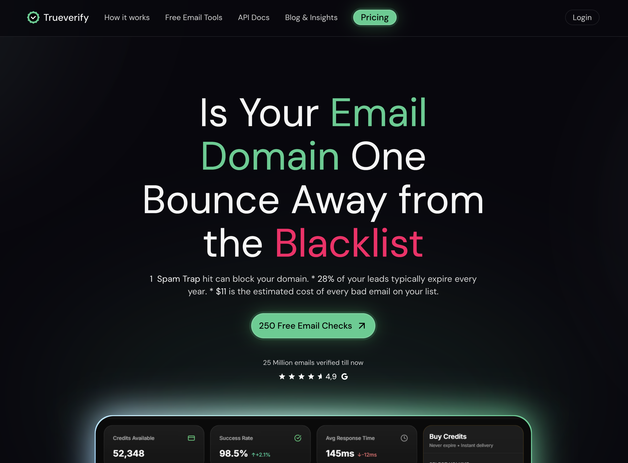 Screenshot 2 of Trueverify – Accurate Email Validation &