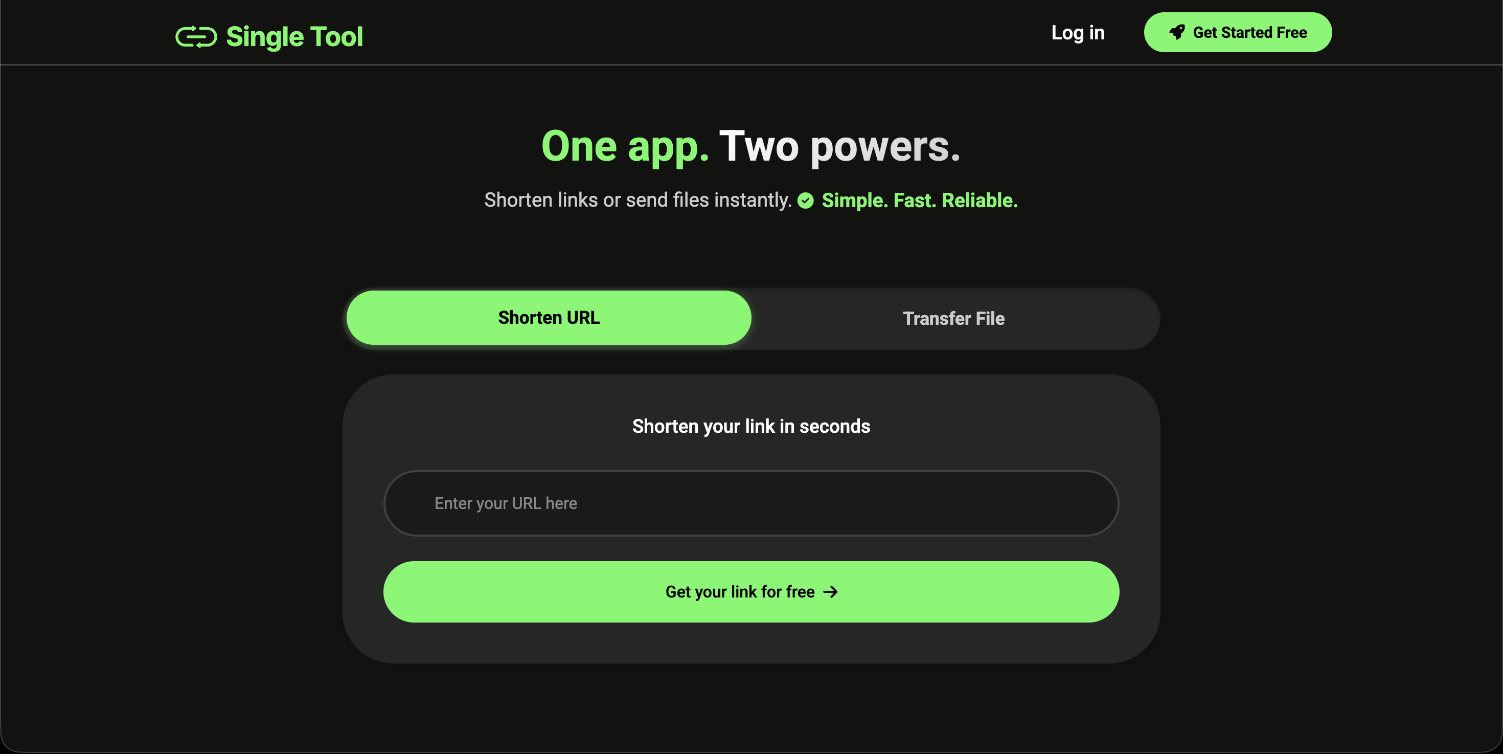 Screenshot 1 of Single Tool