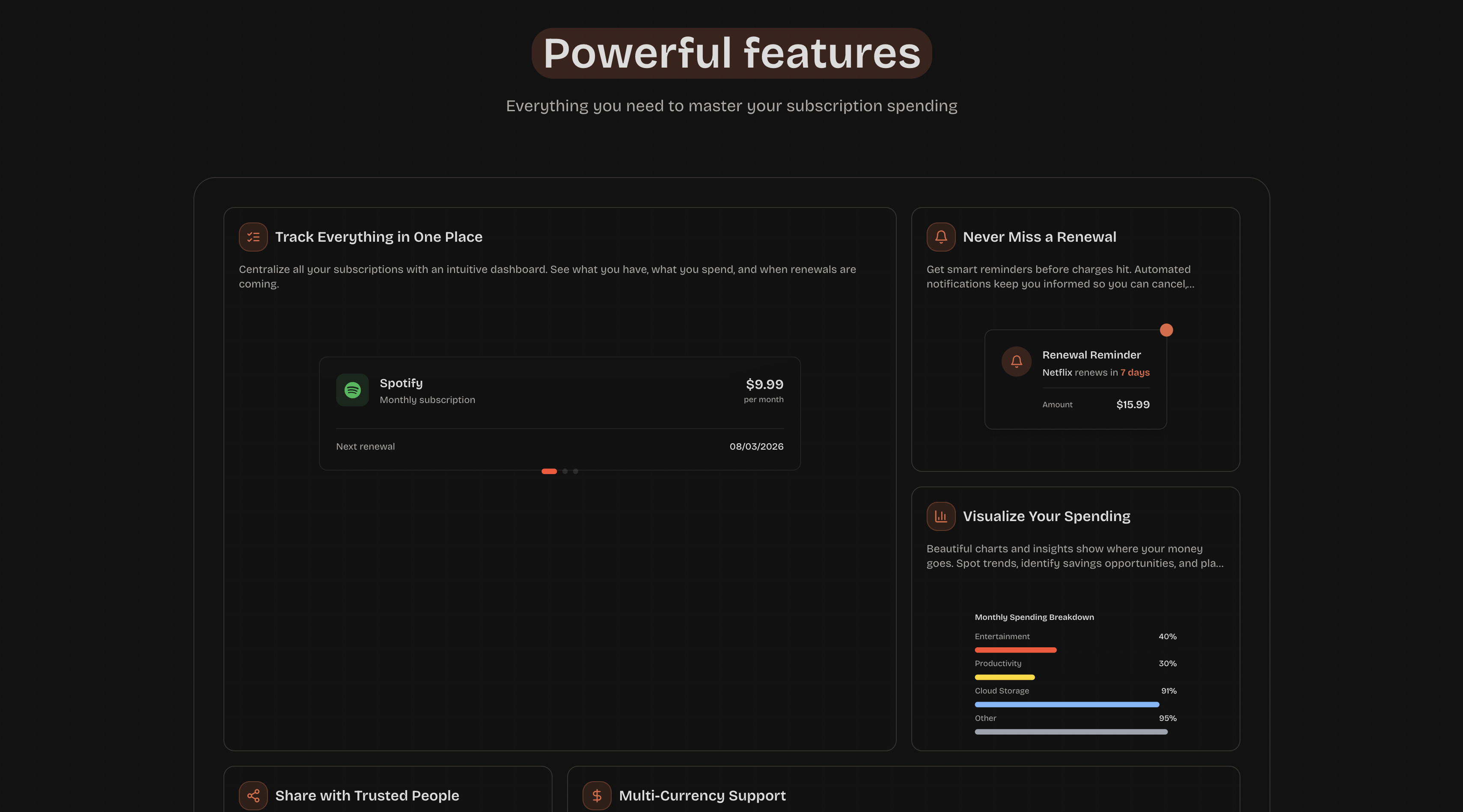 Screenshot 2 of MySubs