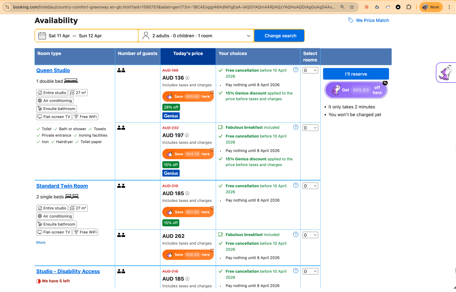 Screenshot 1 of Booking Wolf