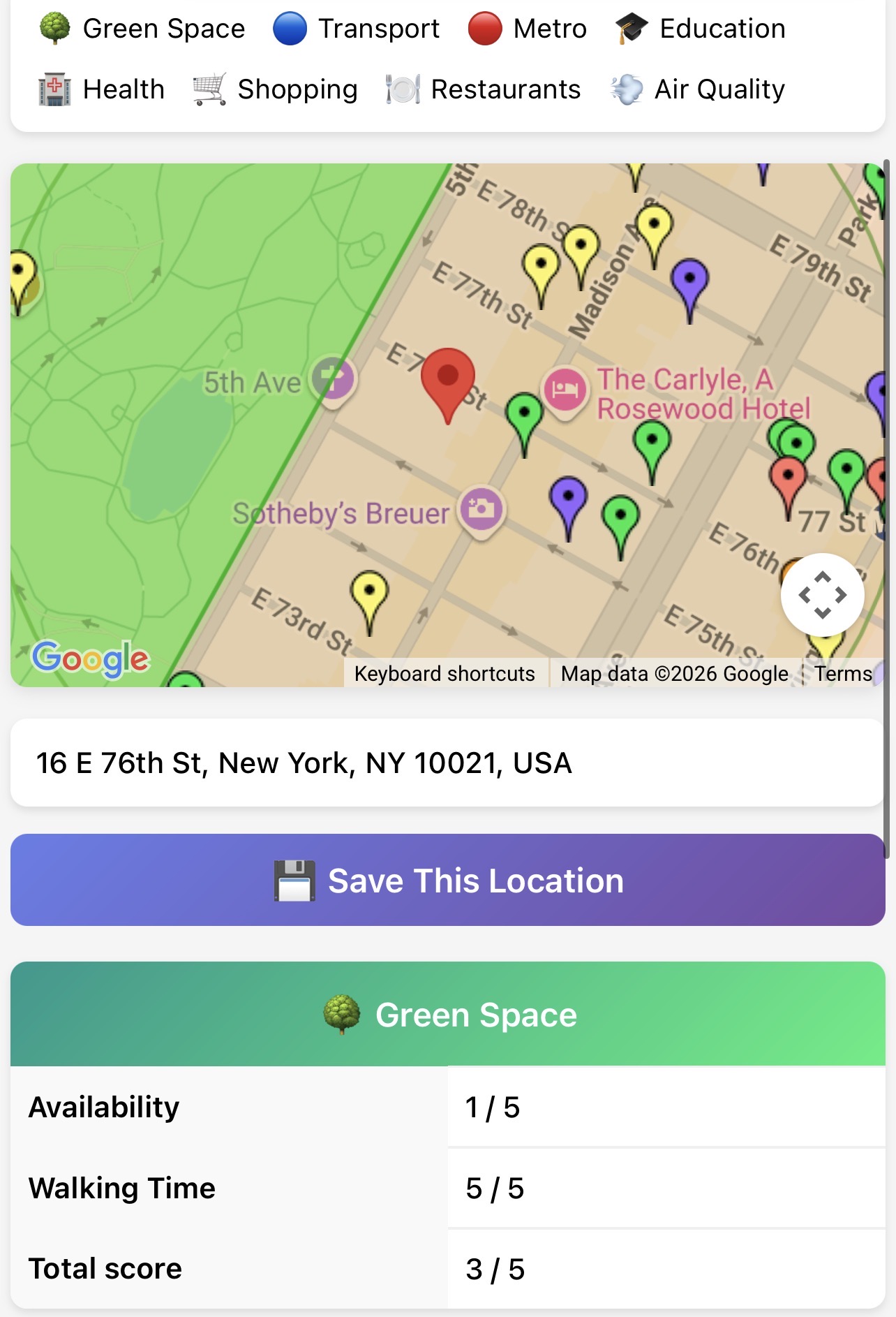 Screenshot 1 of Comparing Homes