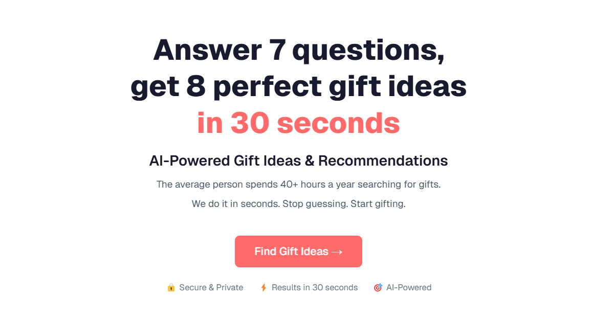 Screenshot 1 of Discover Gift Ideas