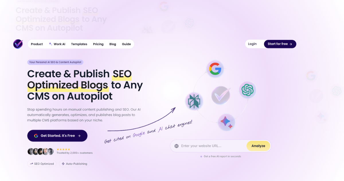 Screenshot 1 of Better Blog AI