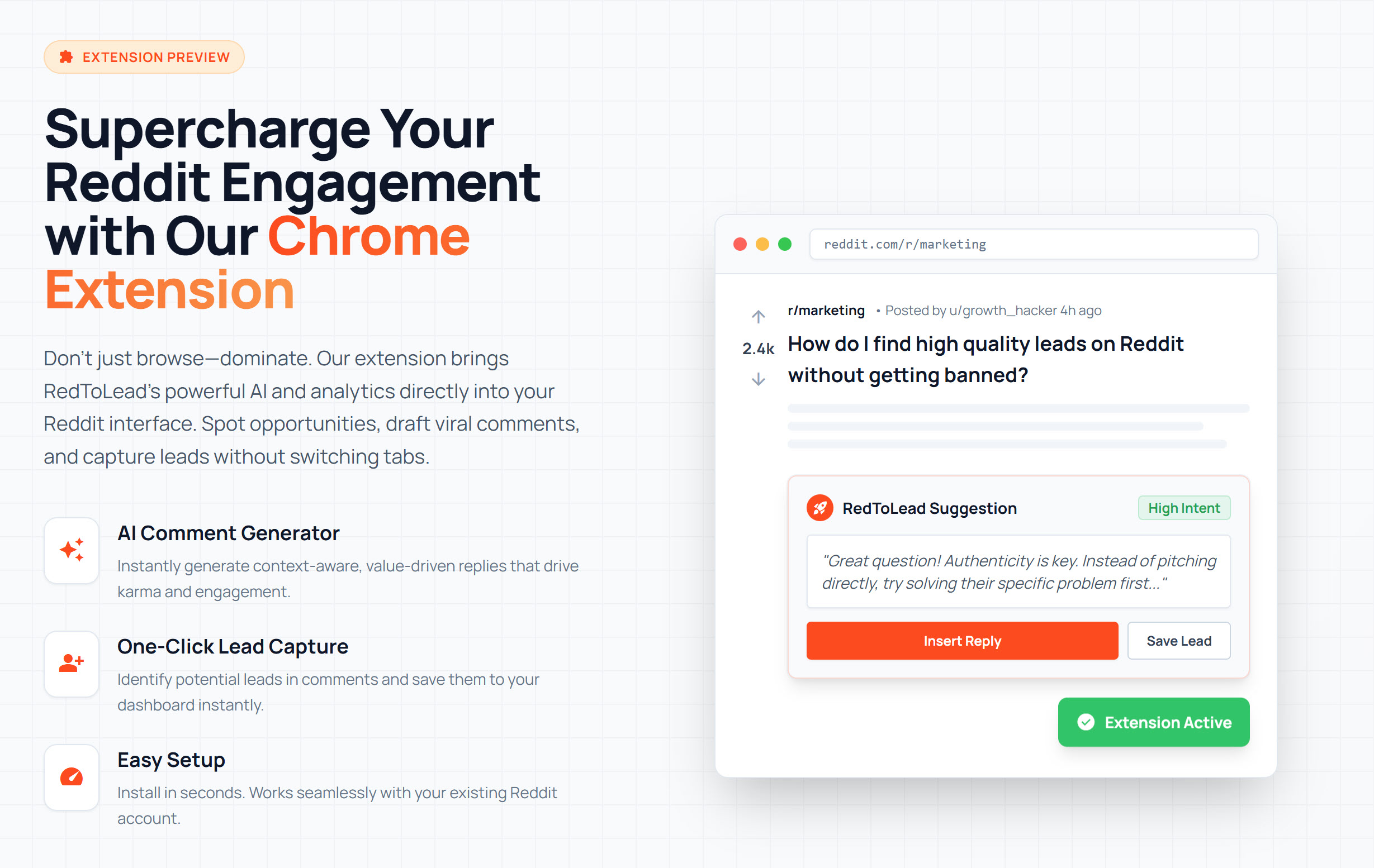 Screenshot 2 of redtolead - From Karma to Leads